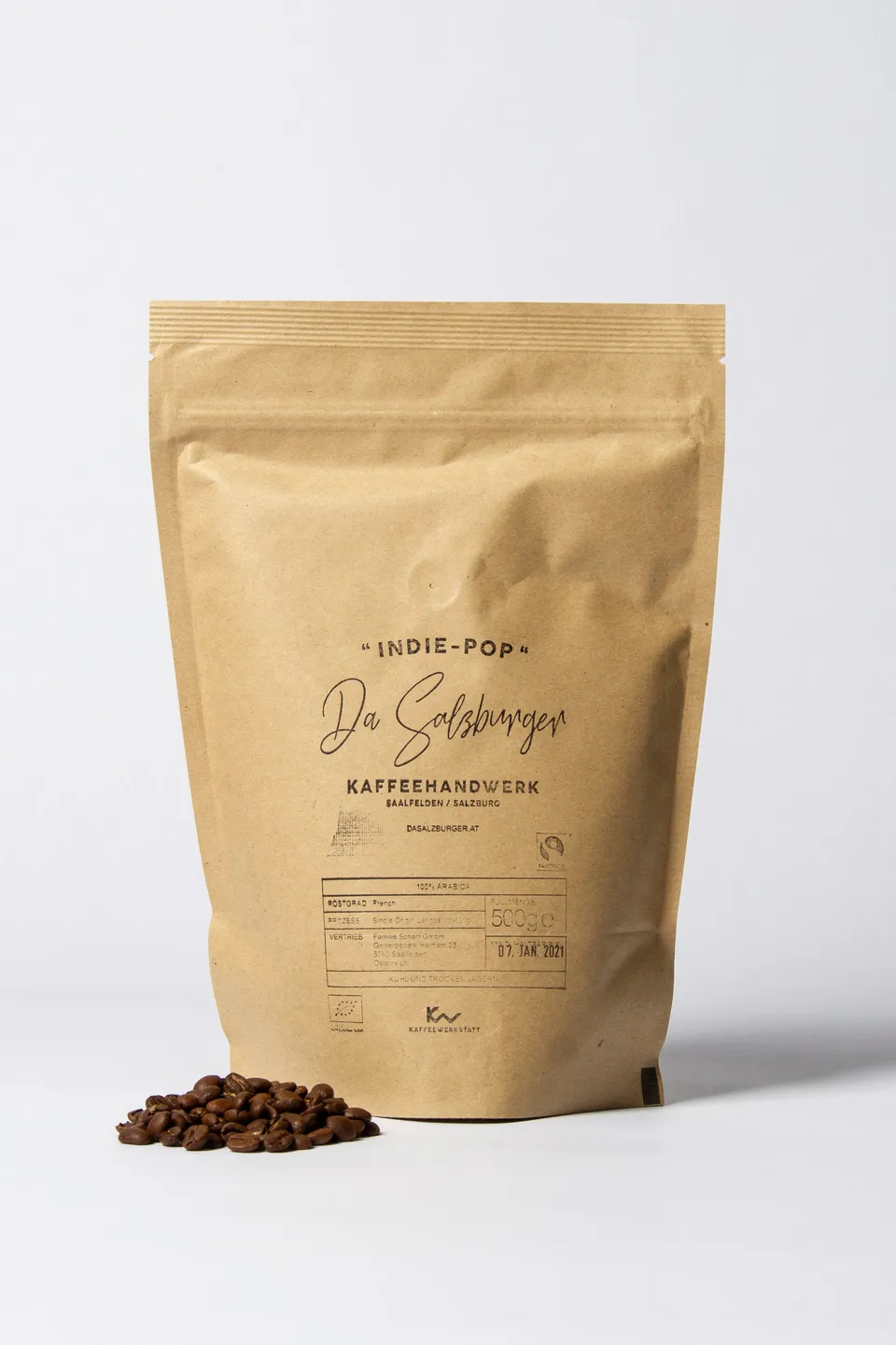be-my-friend-da-salzburger-indie-pop-kaffeebohnen-ganze-bohne-500g image 1