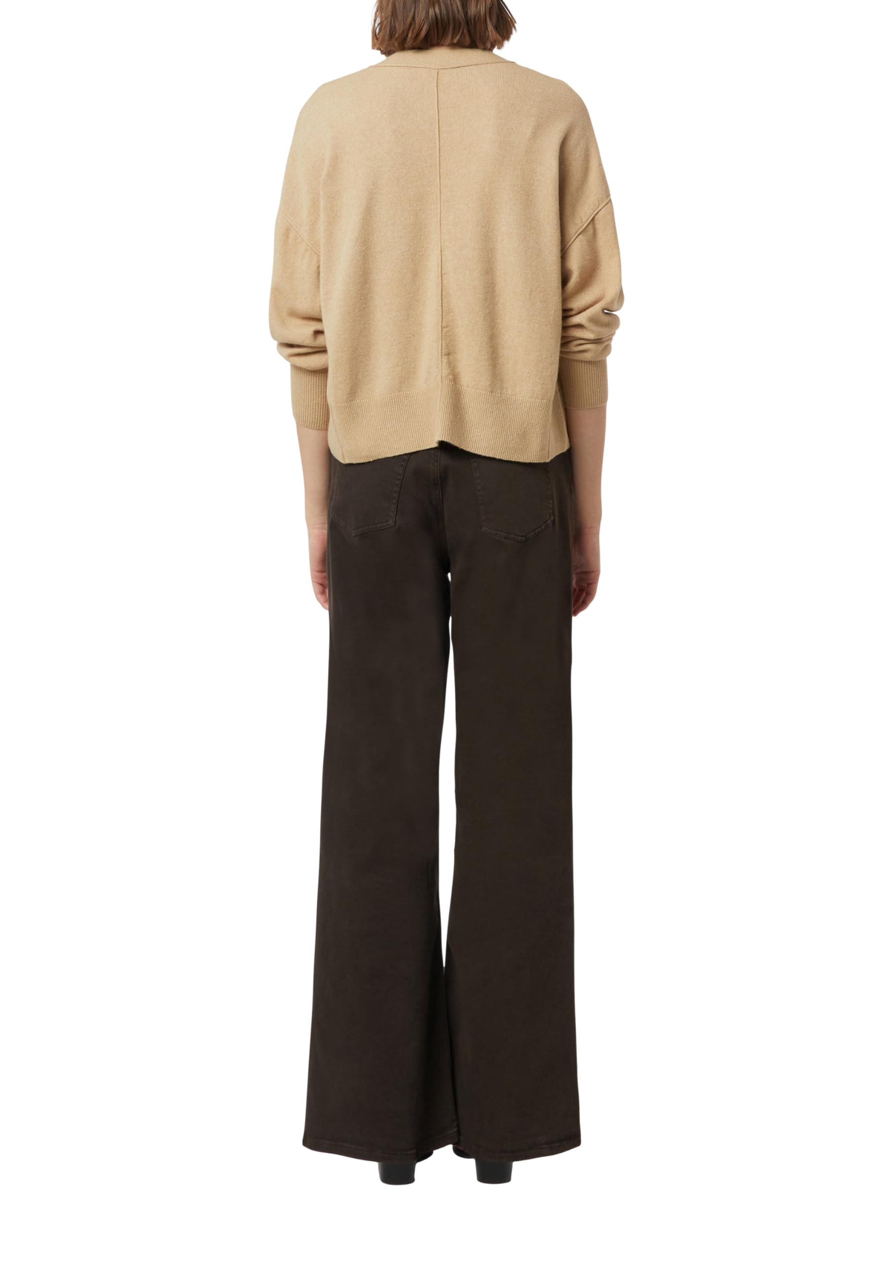 comma-strickjacke-oversize-cardigan-v-ausschnitt-aus-feinstrick image 2