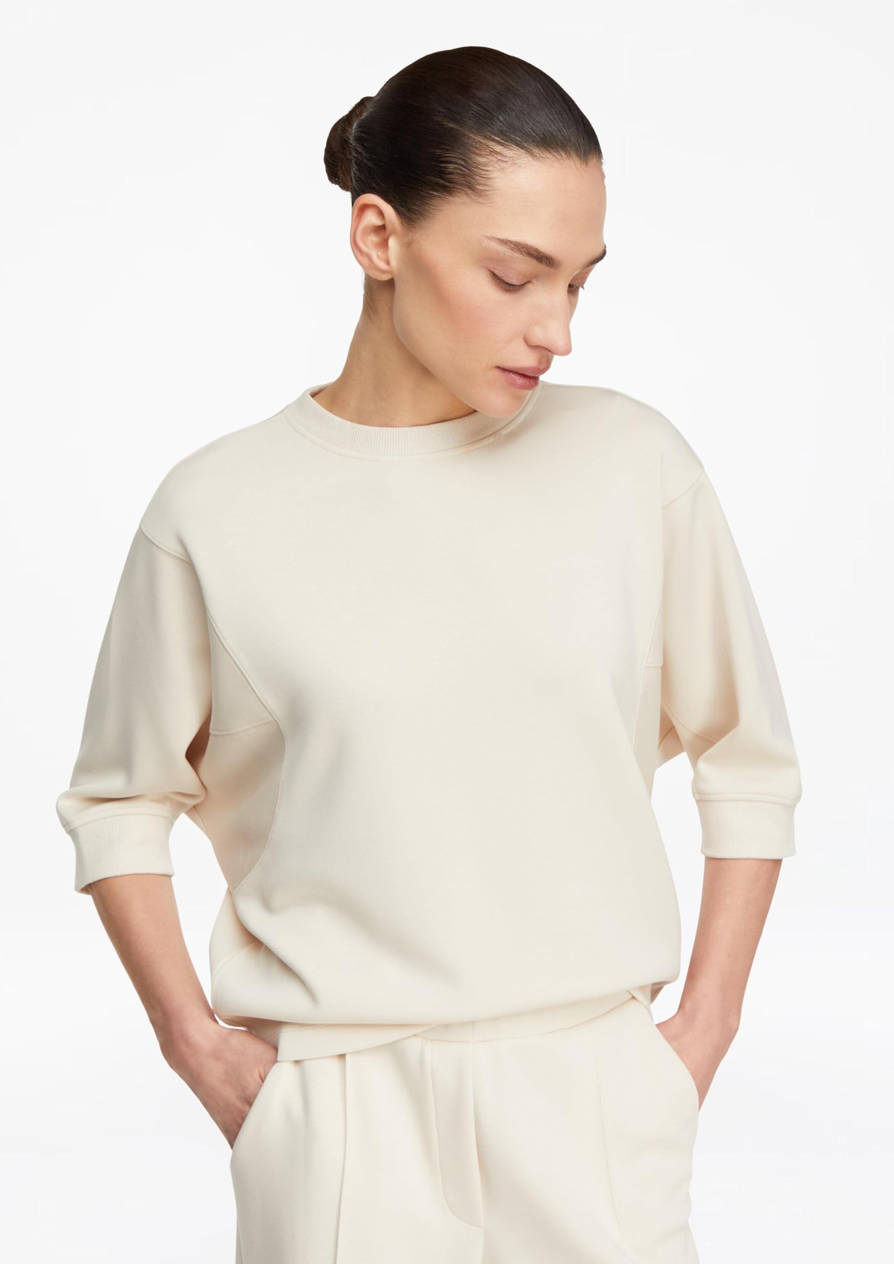 comma-sweatshirt-2181549-grey-black-gr-46-damen image 6