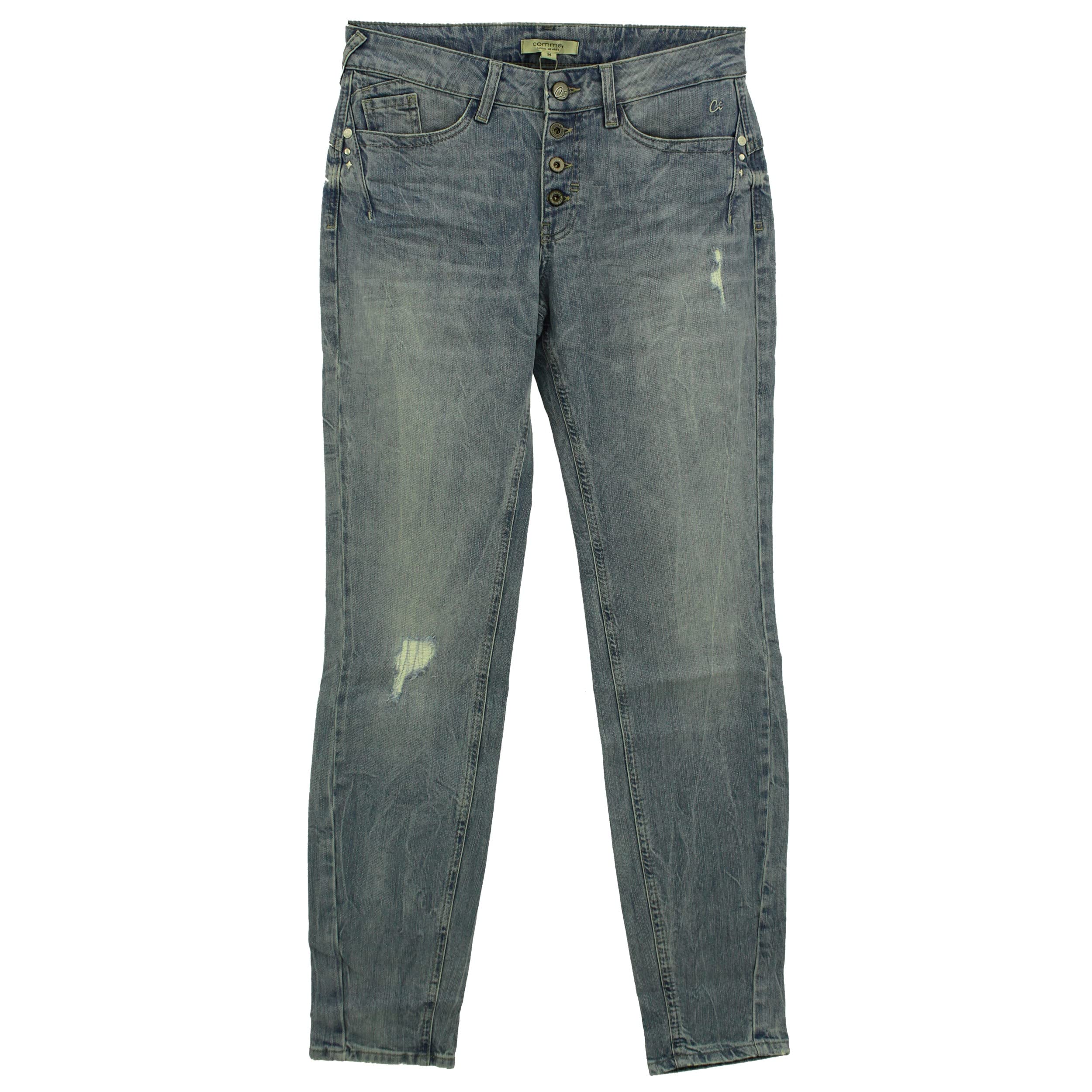 comma-jeans-boyfriend-88-603-71-7237-52z1-jeans-blau-destroy image 1