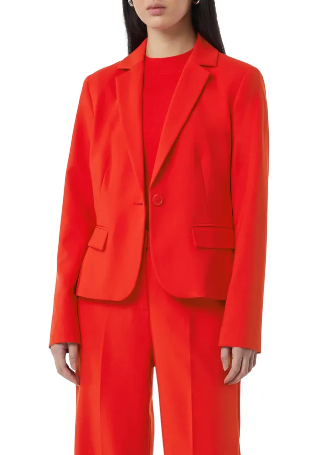 comma-taillierter-blazer-mit-pattentaschen-blazer-gr-36 image 1