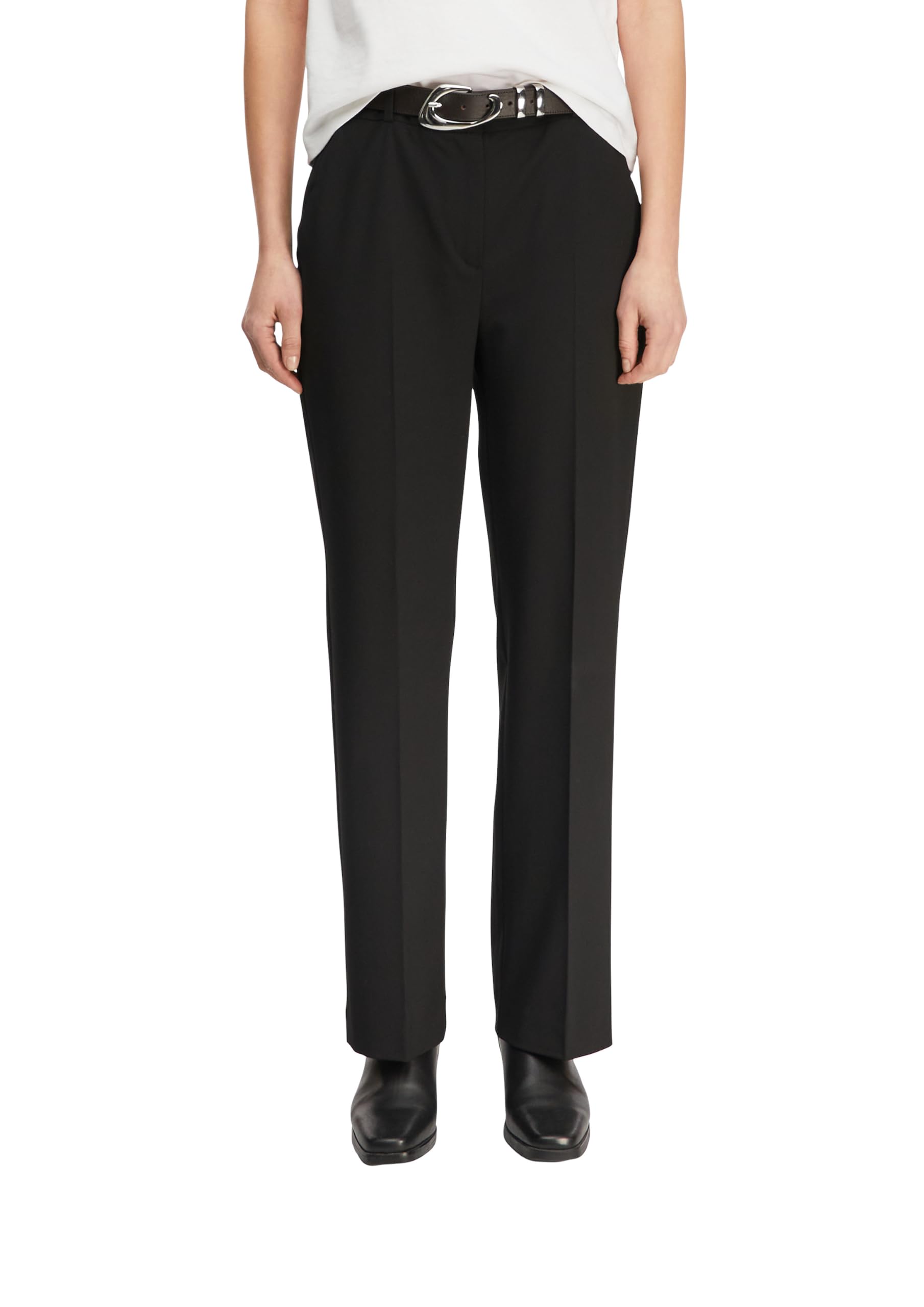 comma-trousers-hose-straight-leg-mid-rise-dunkelbraun-34 image 7