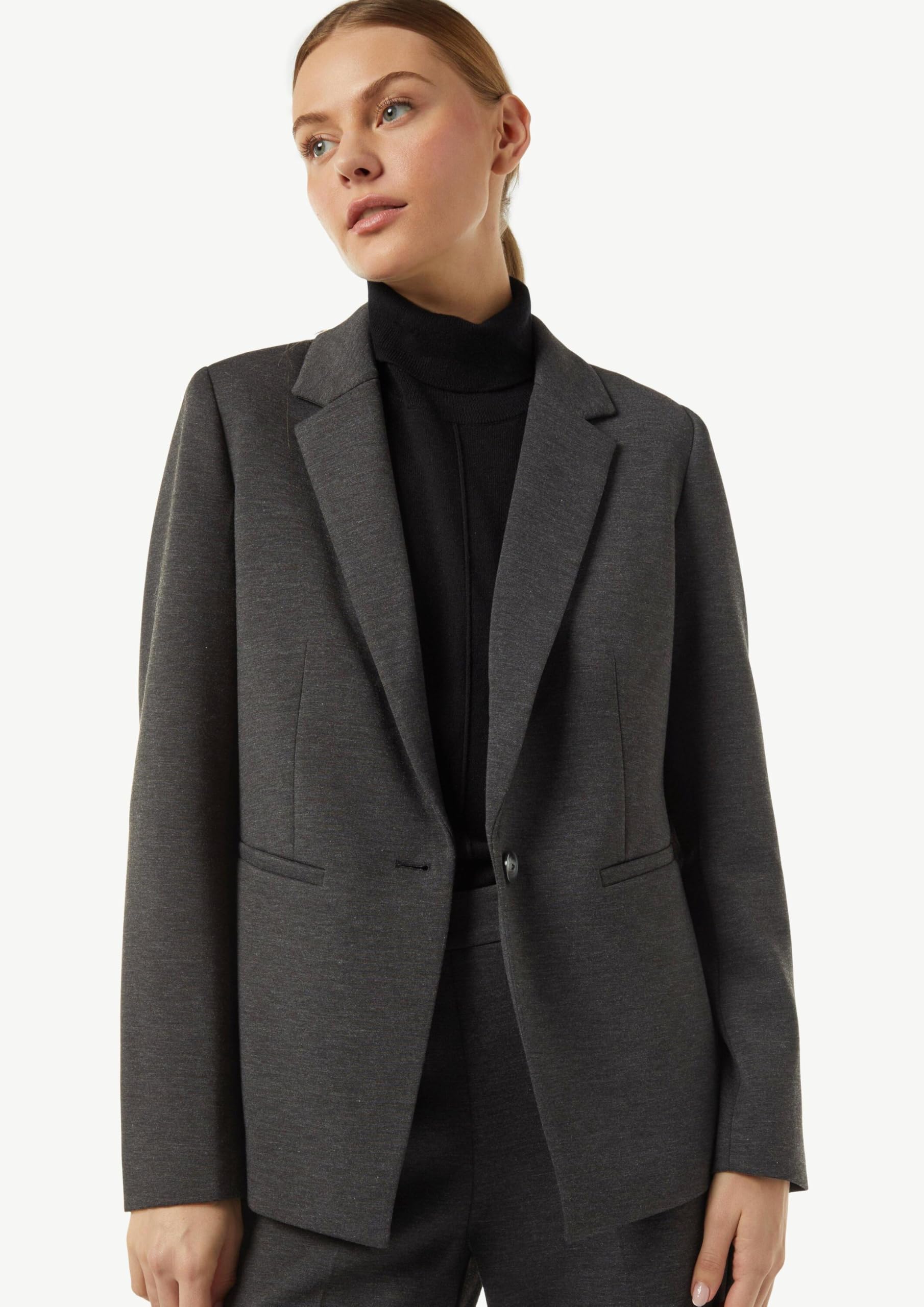 comma-blazers-taillierter-jersey-blazer-damen-gr-e-38-mit-taschen image 4