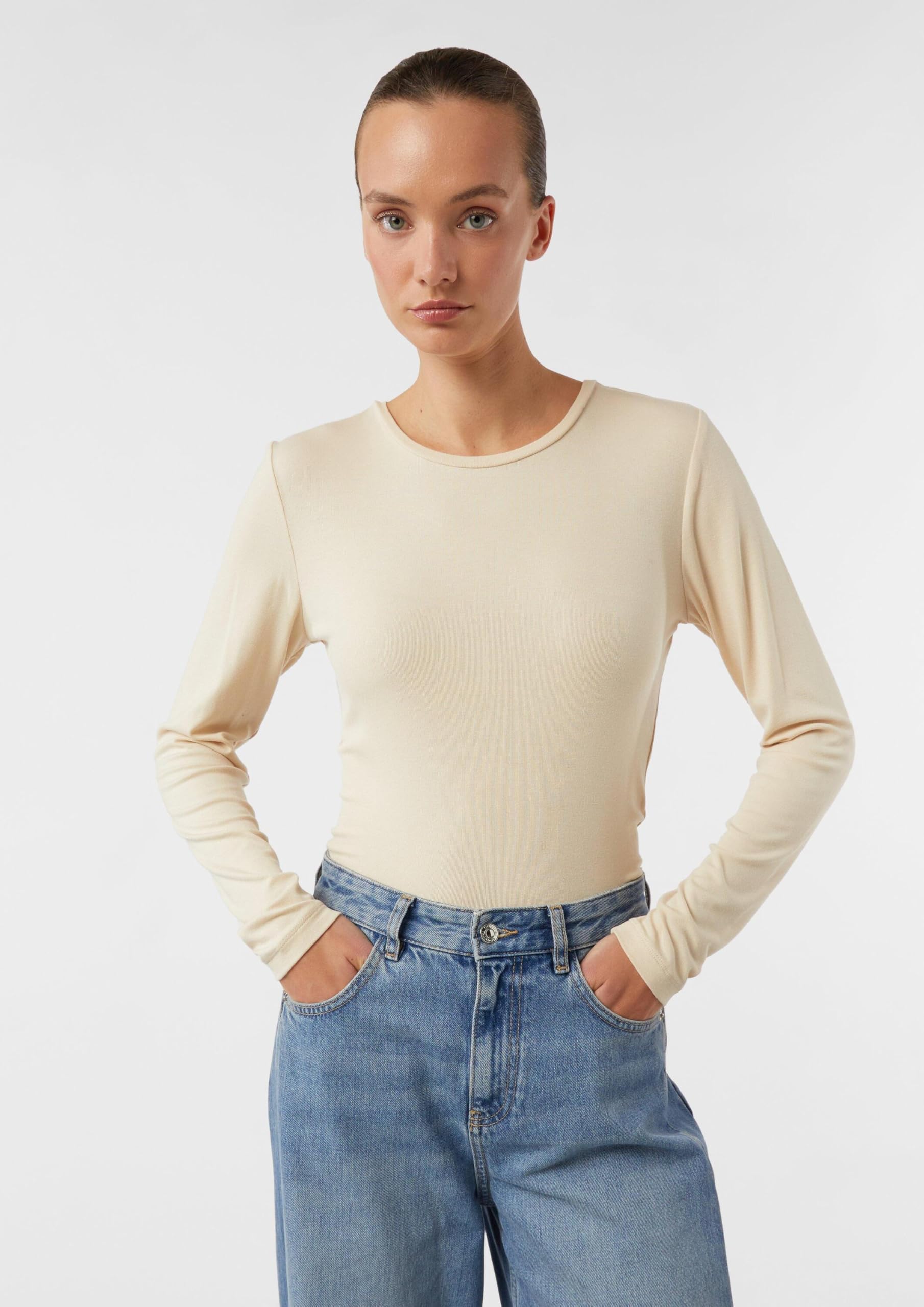 comma-2175484-longsleeve-logo-stickerei-olivgr-n-gr-42 image 7