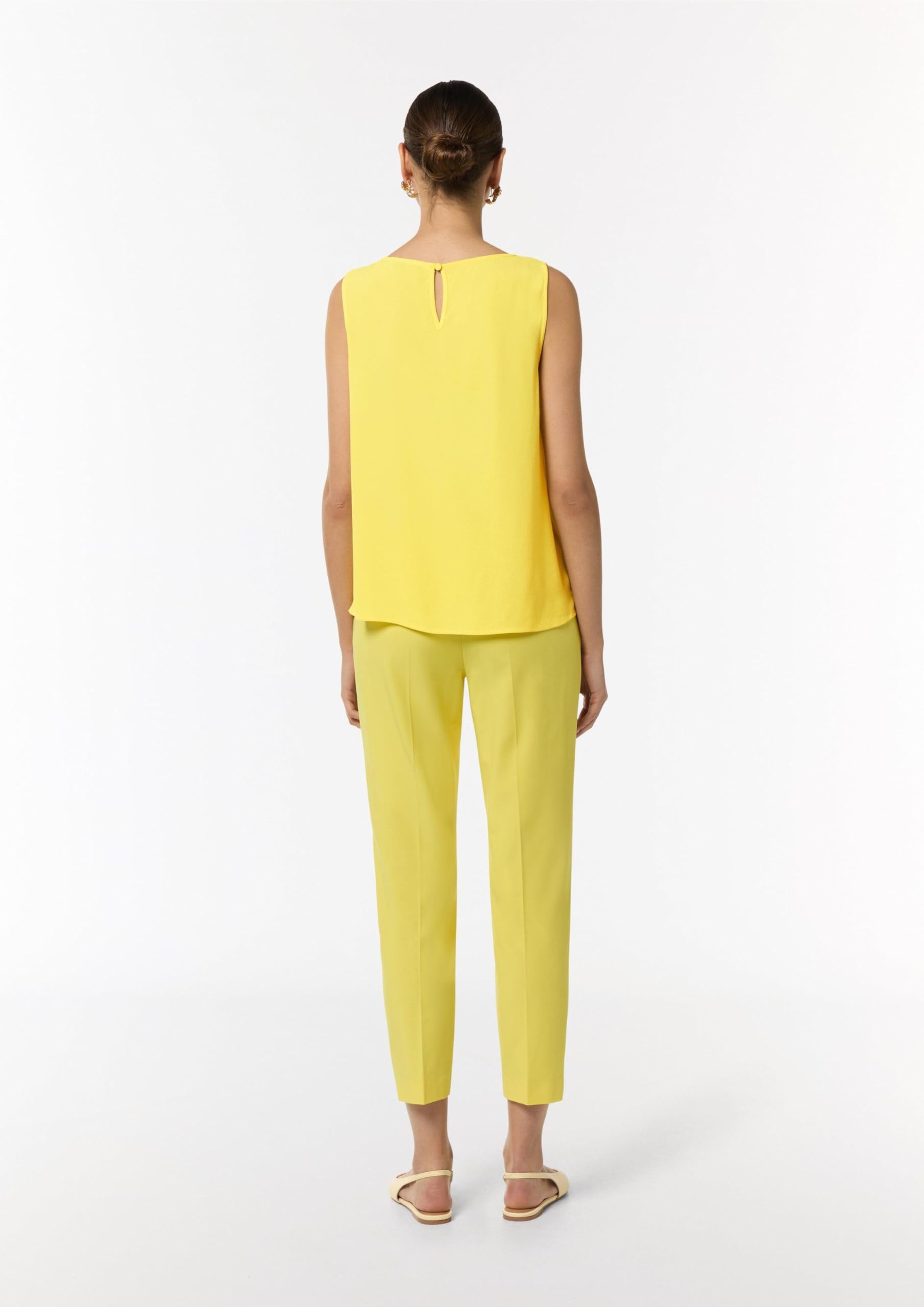 comma-t-shirt-2148537-damen-zitrone-viskose-gr-38 image 6