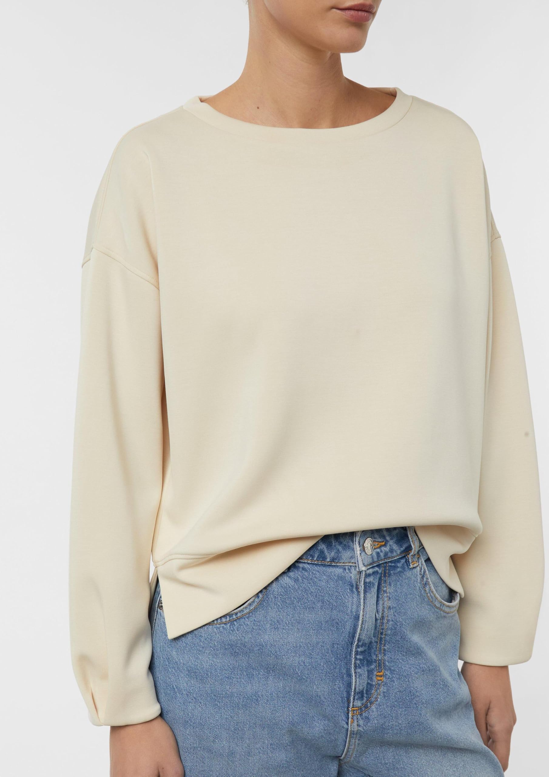 comma-sweatshirt-faltendetail-grey-black-gr-e-44 image 4