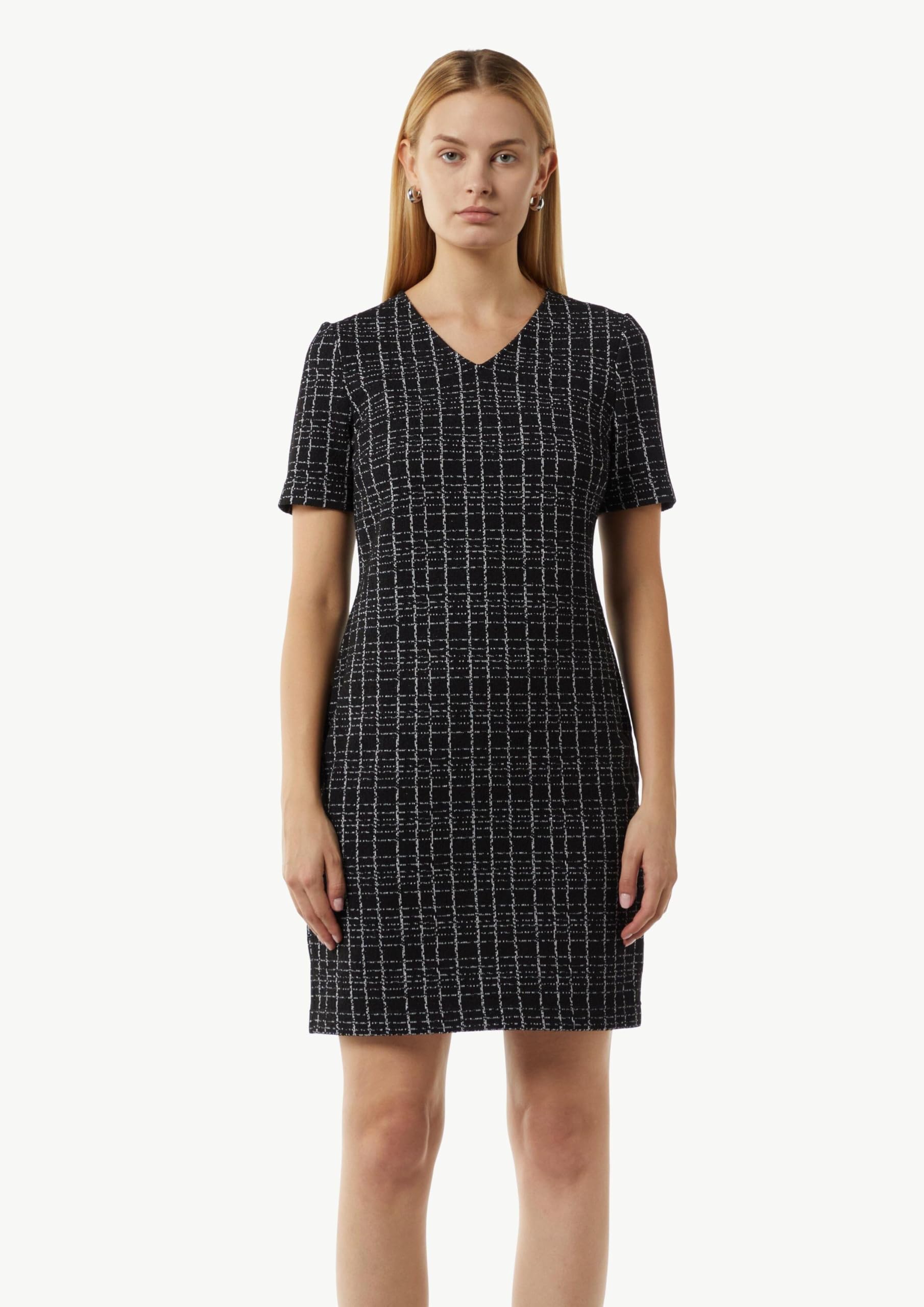 comma-dresses-boucl-kleid-karo-gr-e-42-kurz image 5