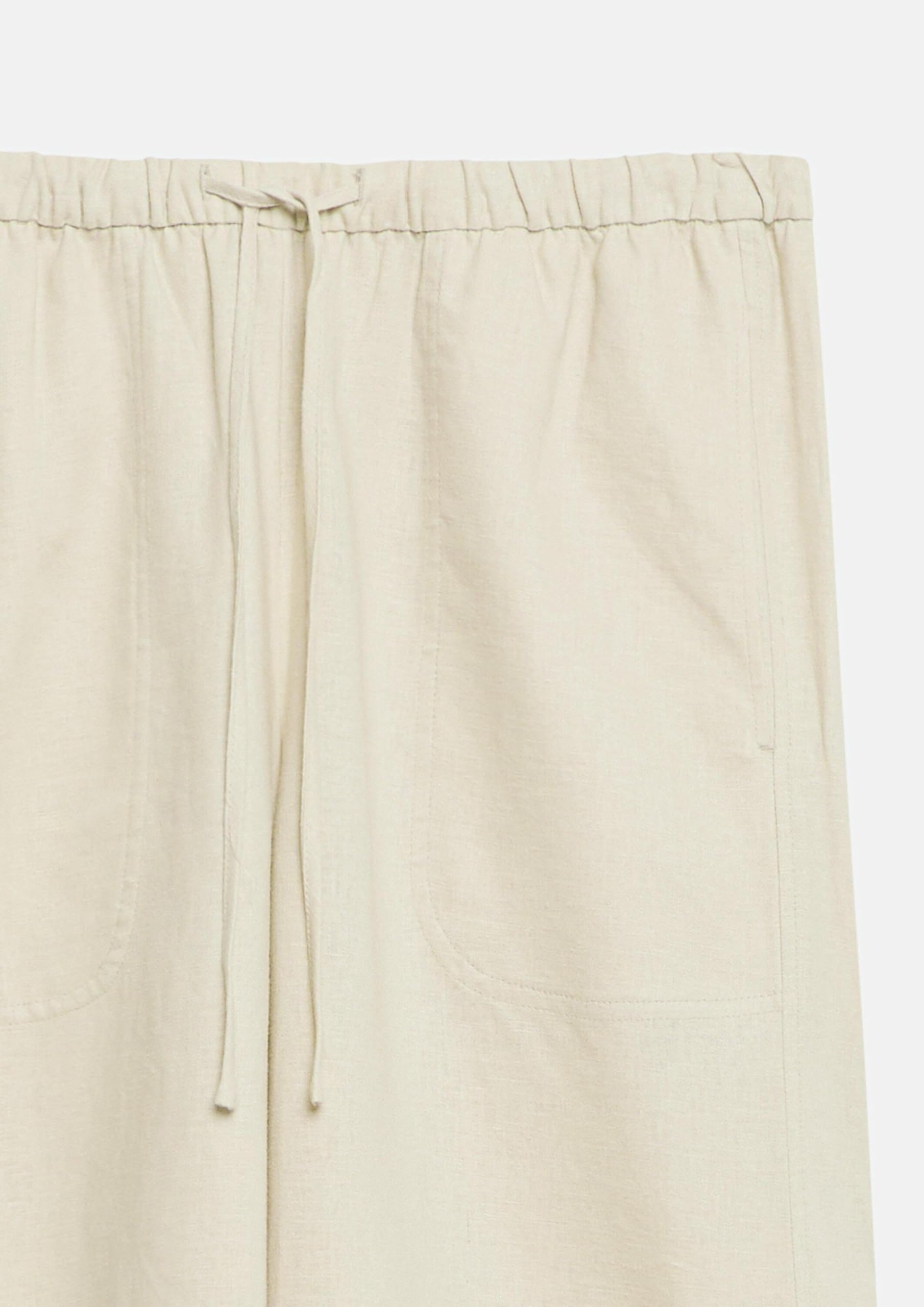 comma-trousers-culotte-gr-beige-viskosemix-streifen image 5