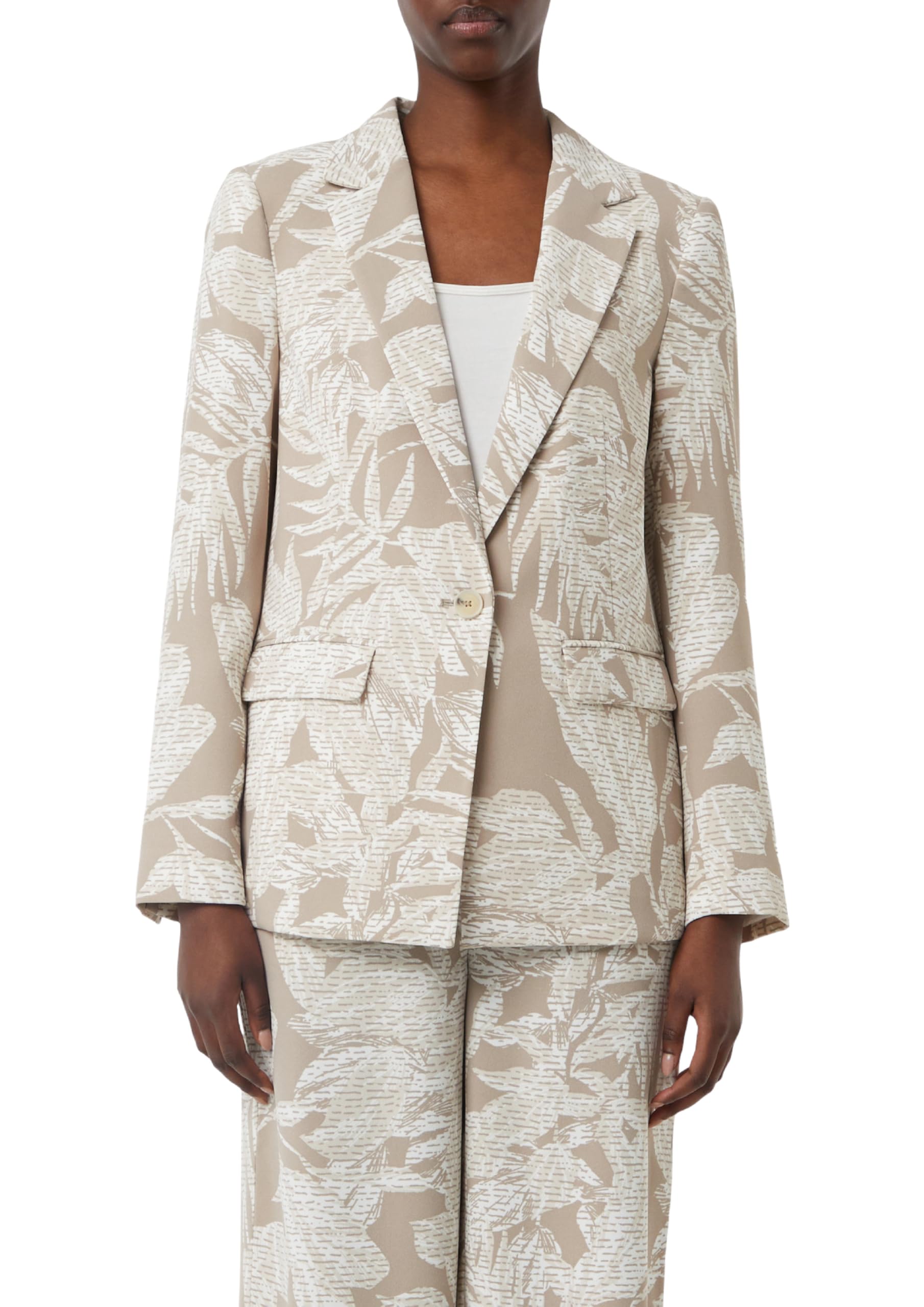 comma-cr-pe-blazer-print-blazer-gr-e-40 image 1