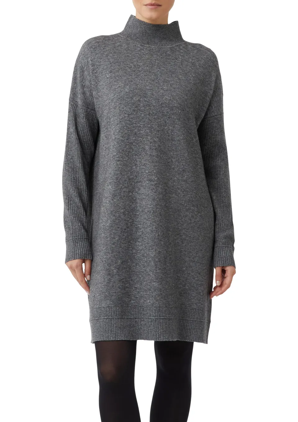 comma-strickkleid-stehkragen-wollmix-gr-e-m image 1