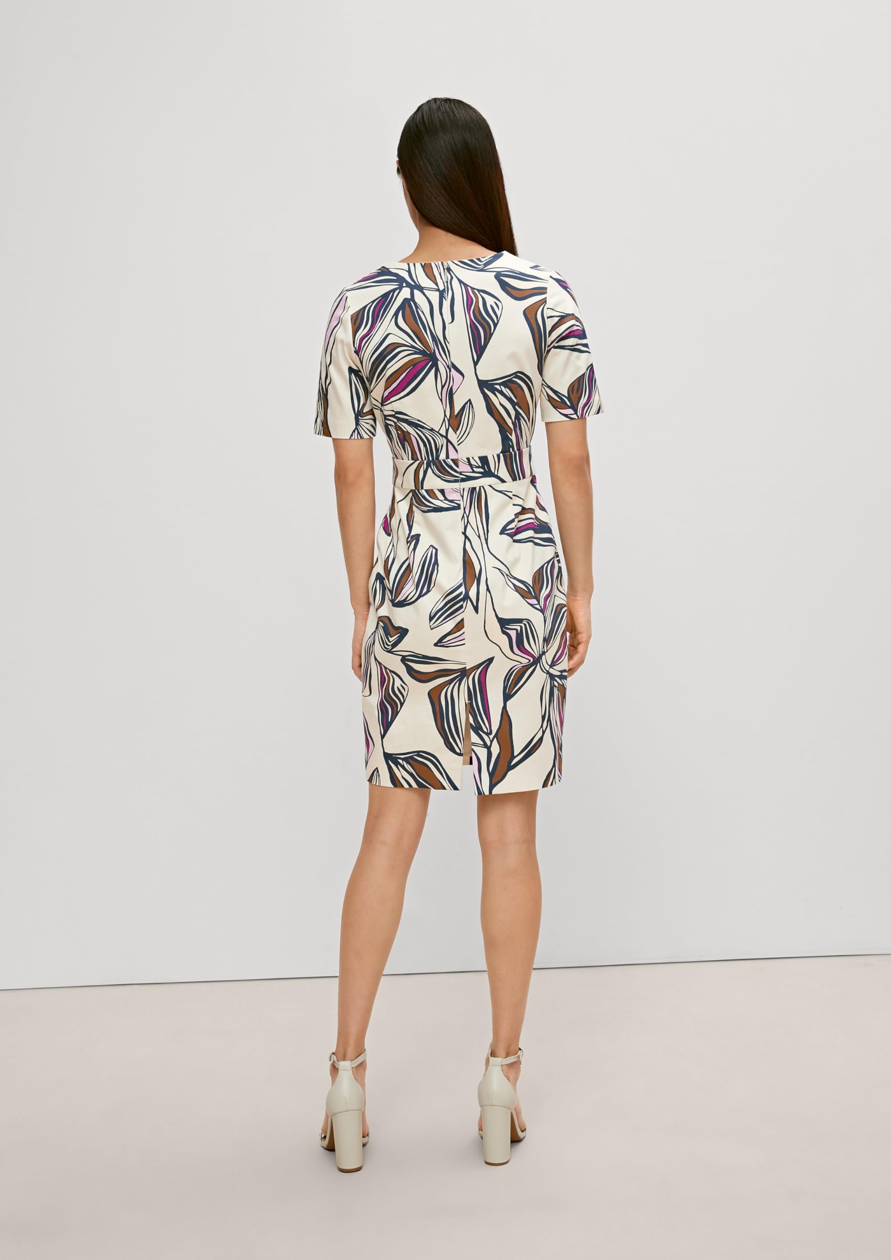 comma-dresses-etuikleid-floral-creme-gr-38 image 8