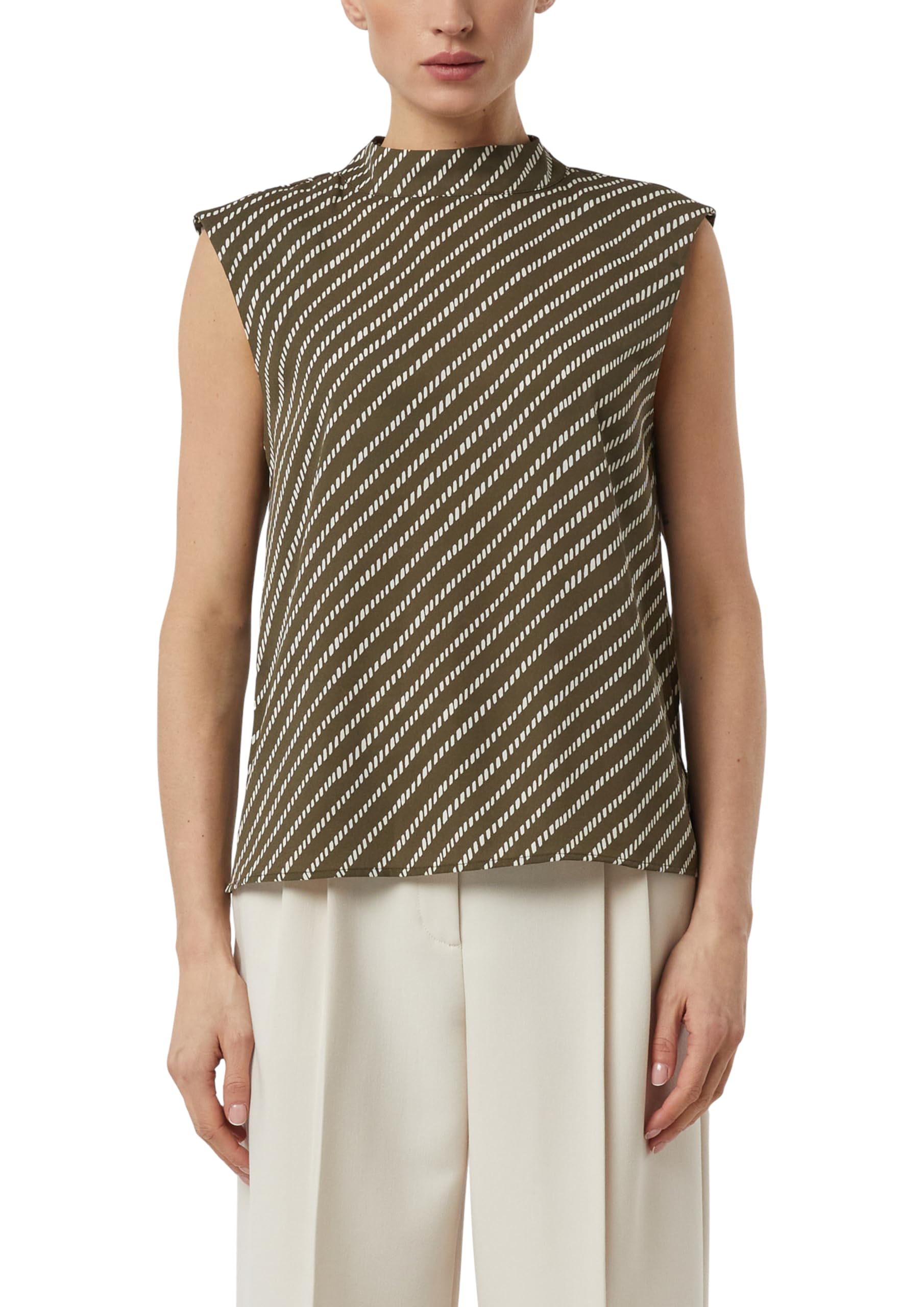comma-blouses-chiffon-bluse-damen-gemustert-gr-e-34 image 1