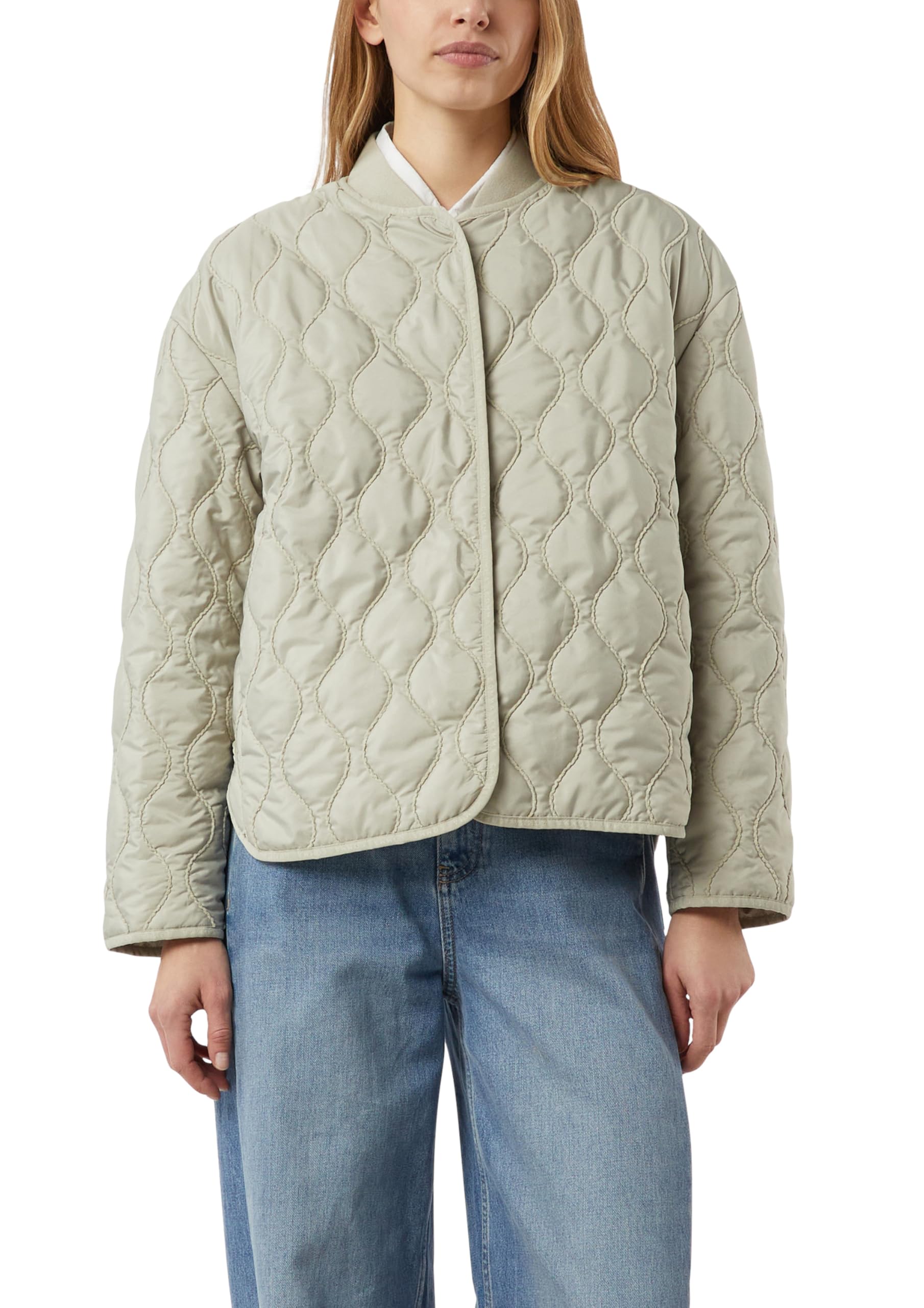 comma-wendejacke-steppjacke-hellgr-n-gr-m-wellenstepp image 1