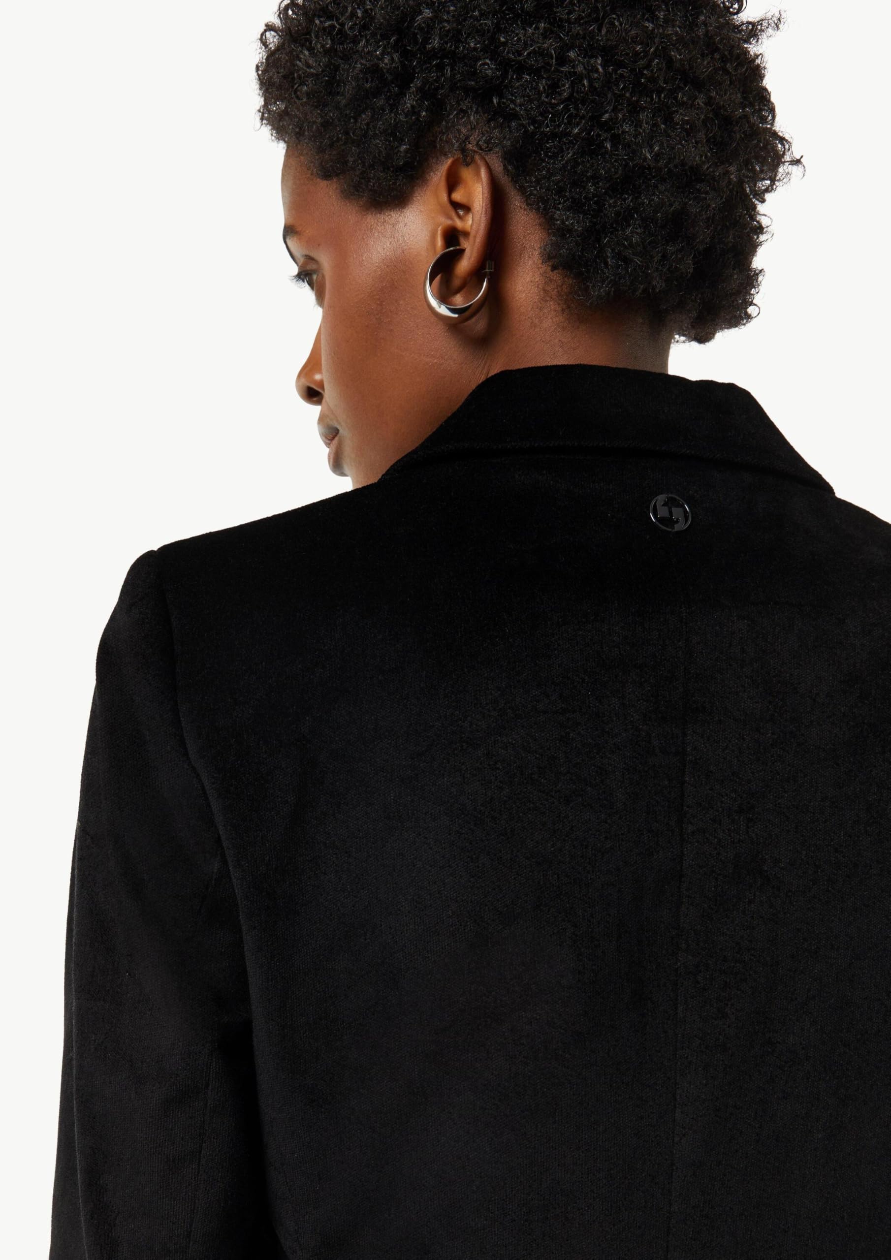comma-samt-blazer-mit-satin-details-blazer-gr-42-gef-ttert image 4
