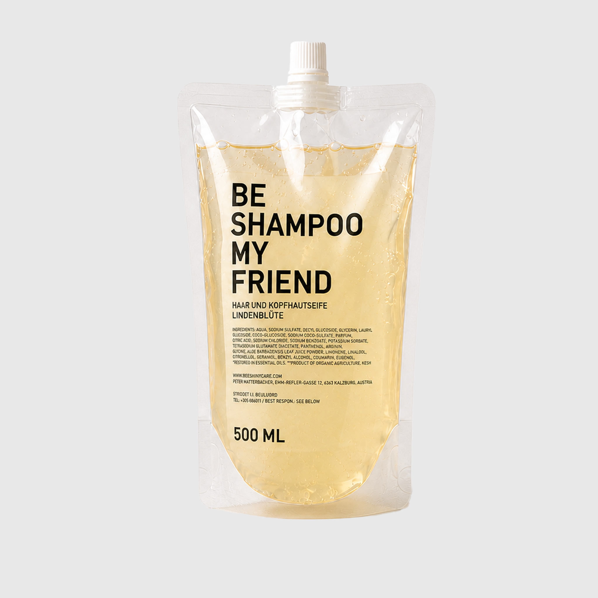 be-my-friend-hair-lindenbl-ten-shampoo-refill-1l-vegan image 6