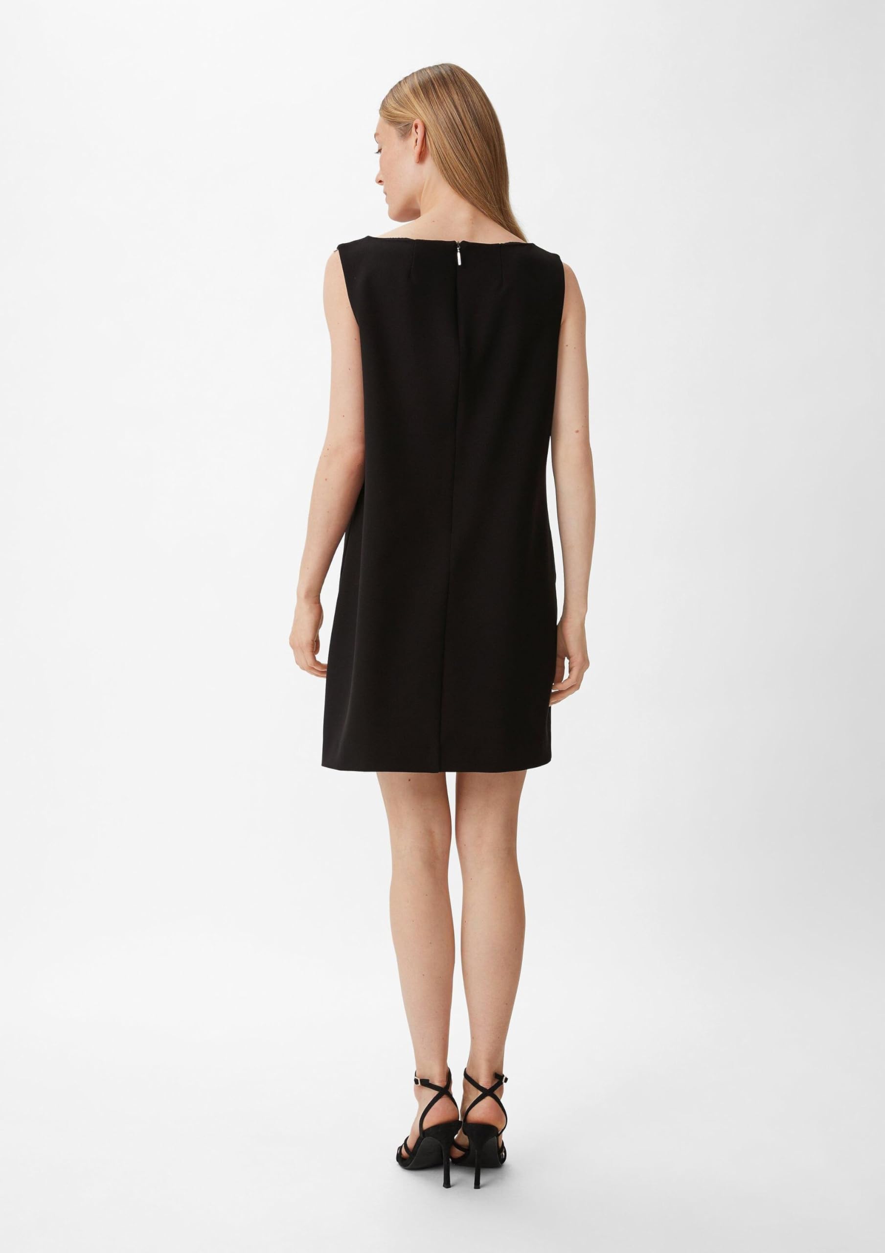 comma-kleid-piqu-u-boot-kurz-schwarz-gr-e-36 image 8