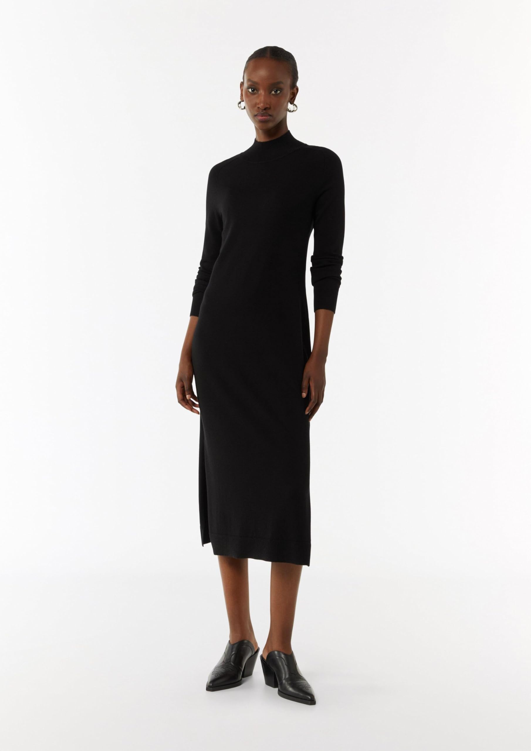comma-strickkleid-turtleneck-schwarz-gr-36 image 5