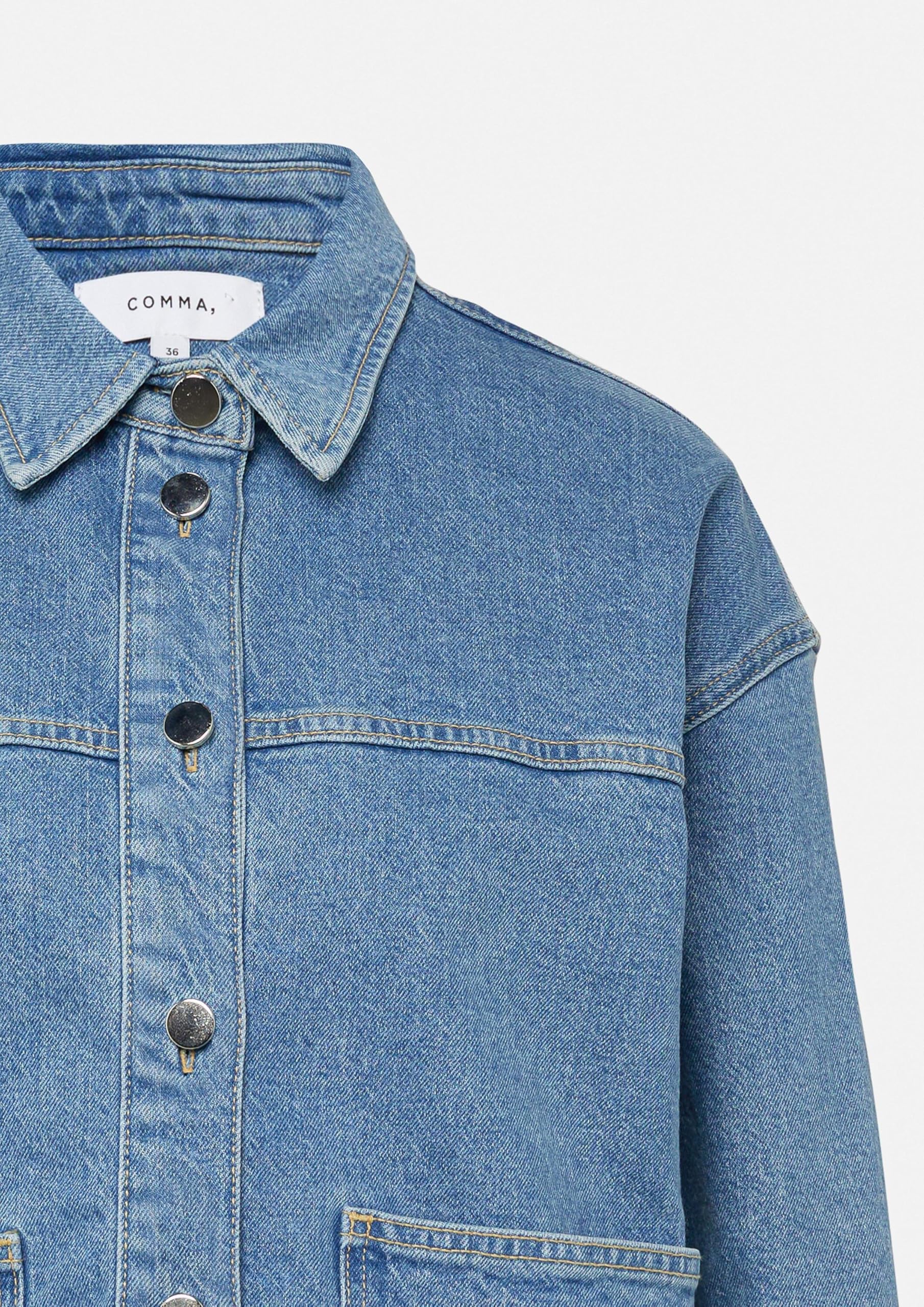 comma-jackets-jeansjacke-2179771-knopfleiste-gr-36 image 5