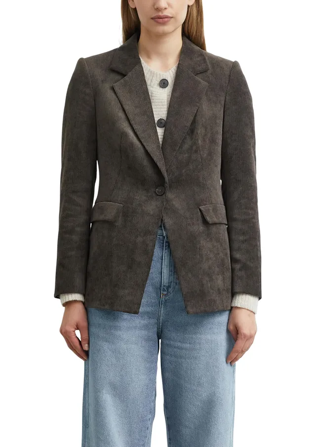 comma-damen-blazer-cord-reverskragen-gr-34-regular-fit image 1