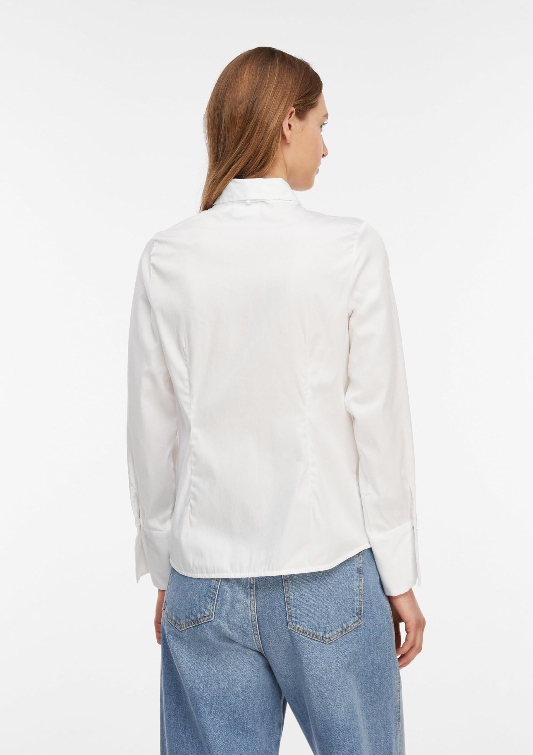 comma-bluse-stretch-popeline-bindekragen-gr-e-44 image 7