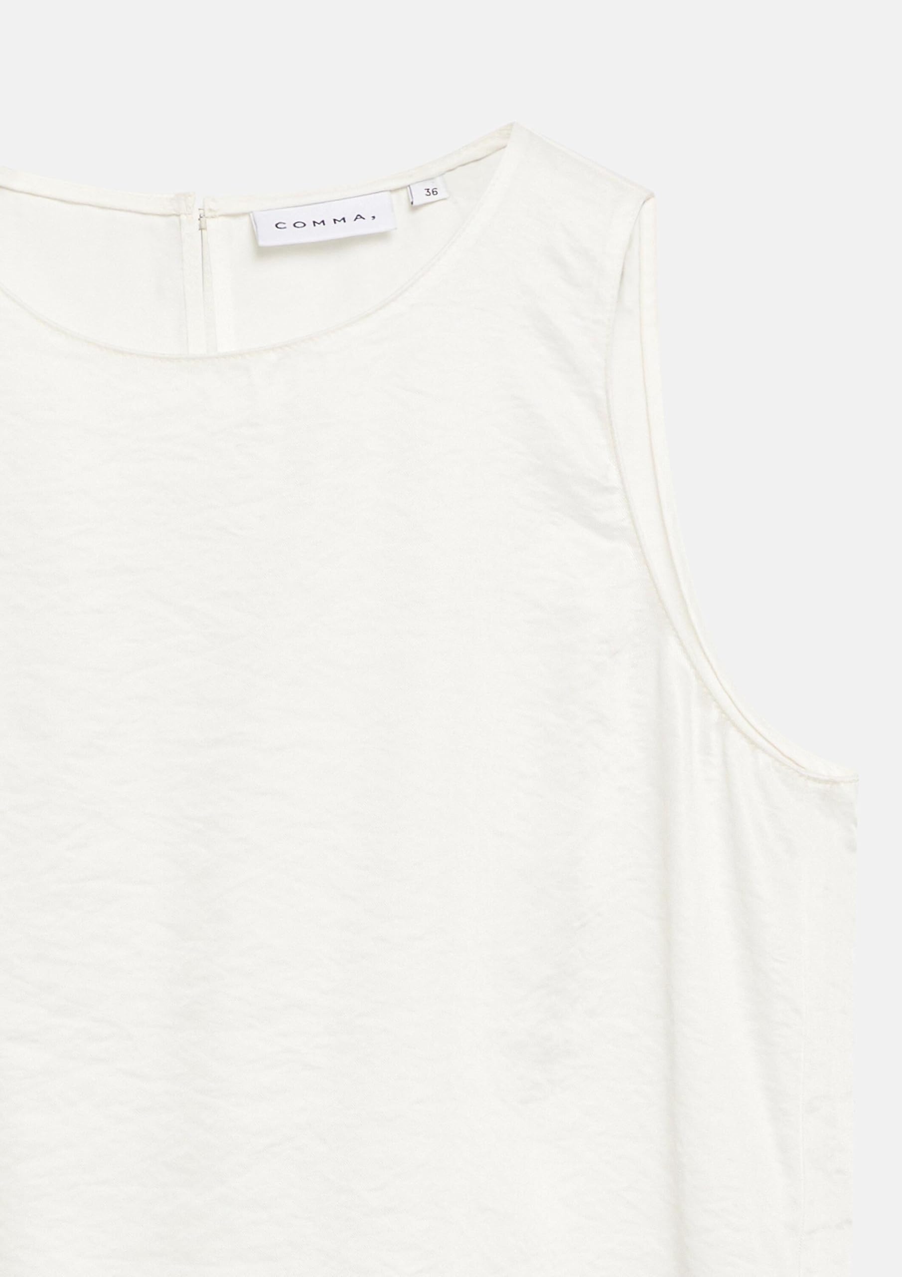 comma-blouses-damenbluse-rmellos-samt-satin-rundhals-2 image 5