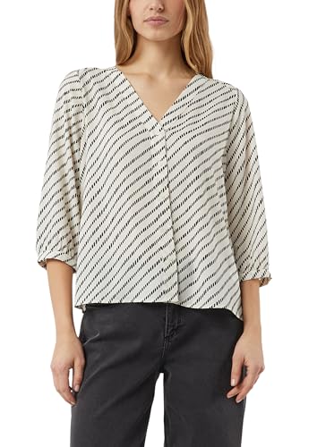 comma-bluse-damen-chiffon-v-ausschnitt-gr-42-gemustert image 8