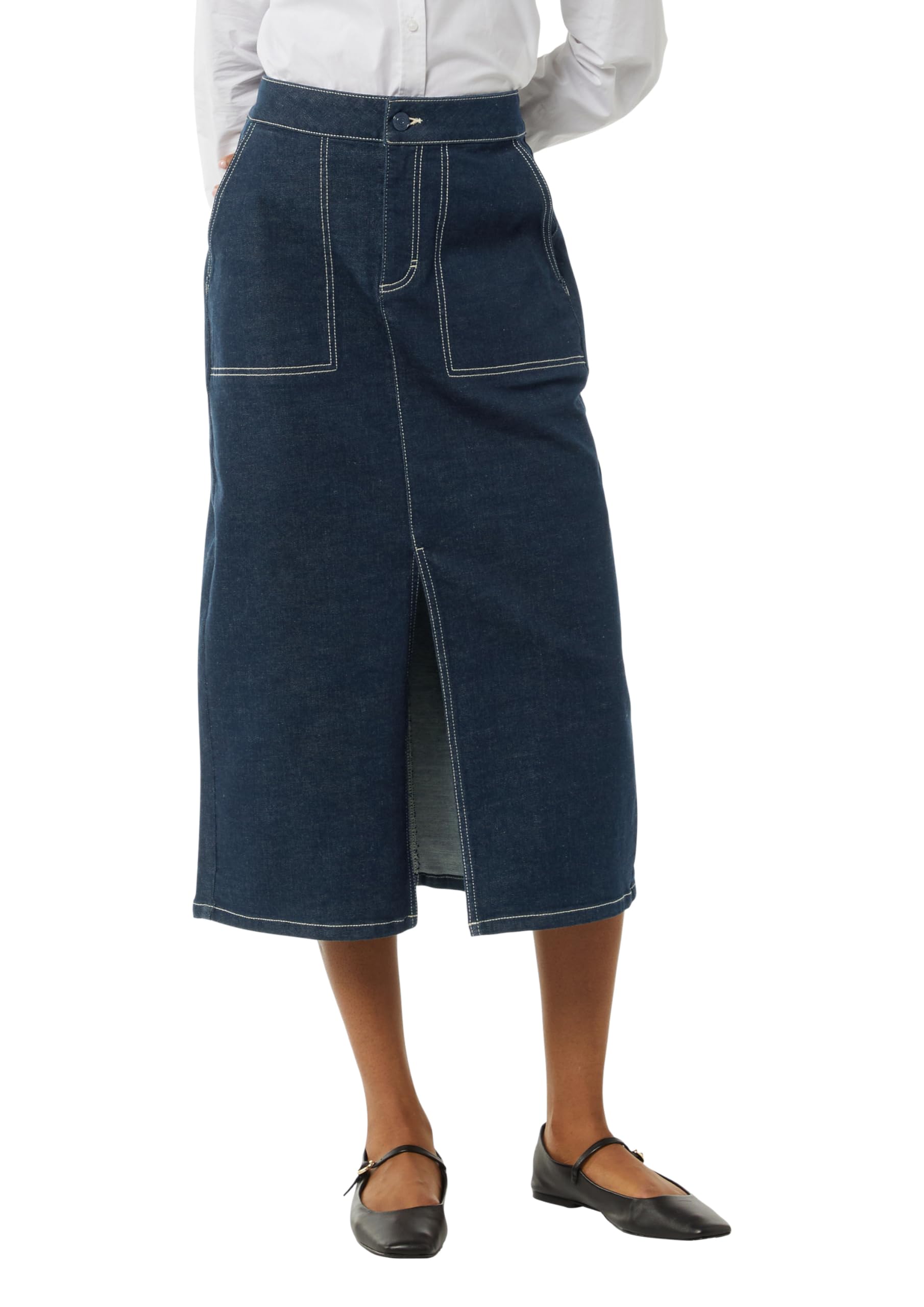 comma-2154828-rock-damen-denim-waschung-gr-38 image 1