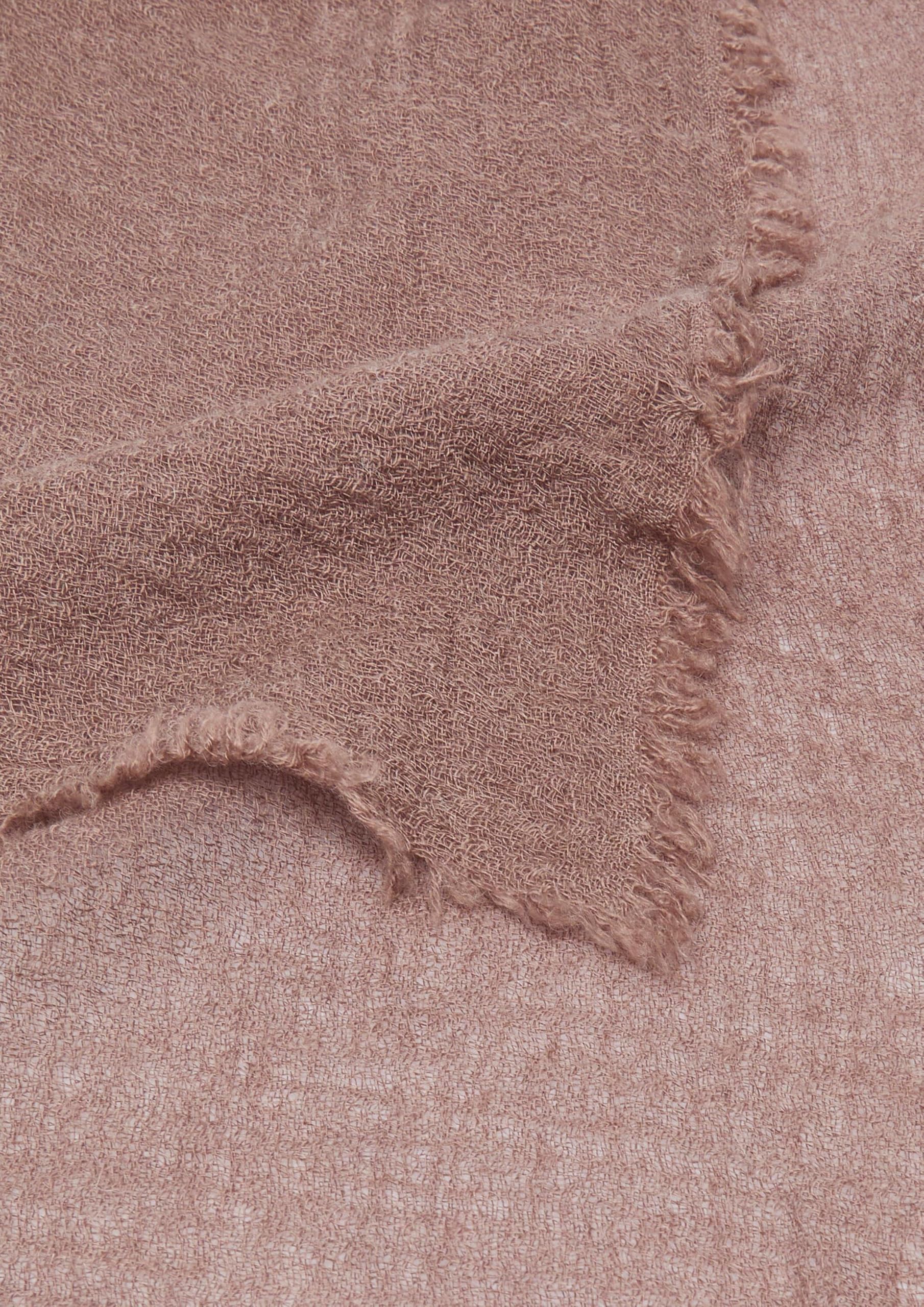 comma-schal-wollmix-altrosa-fransen image 4