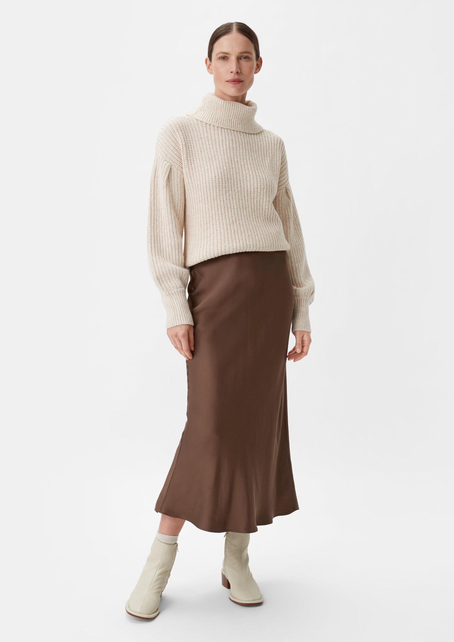 comma-skirts-satin-rock-viskosestretch-glanz image 6