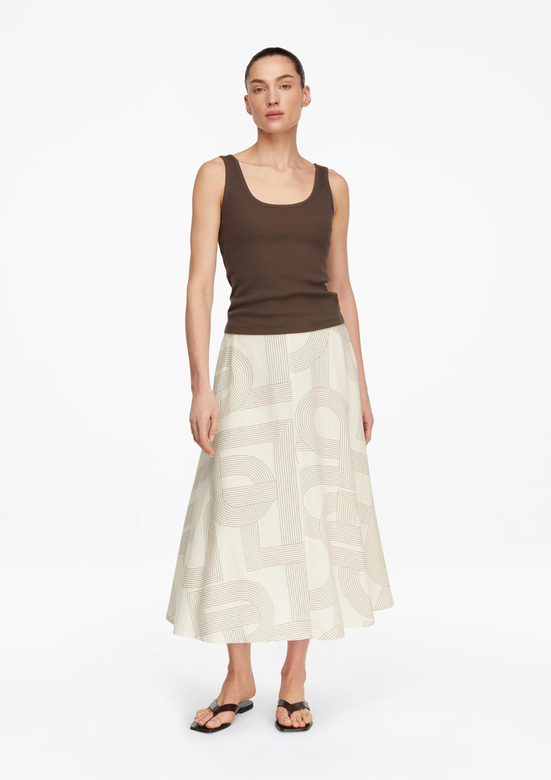 comma-2179688-leinenrock-lang-rock-damen-leinen image 6
