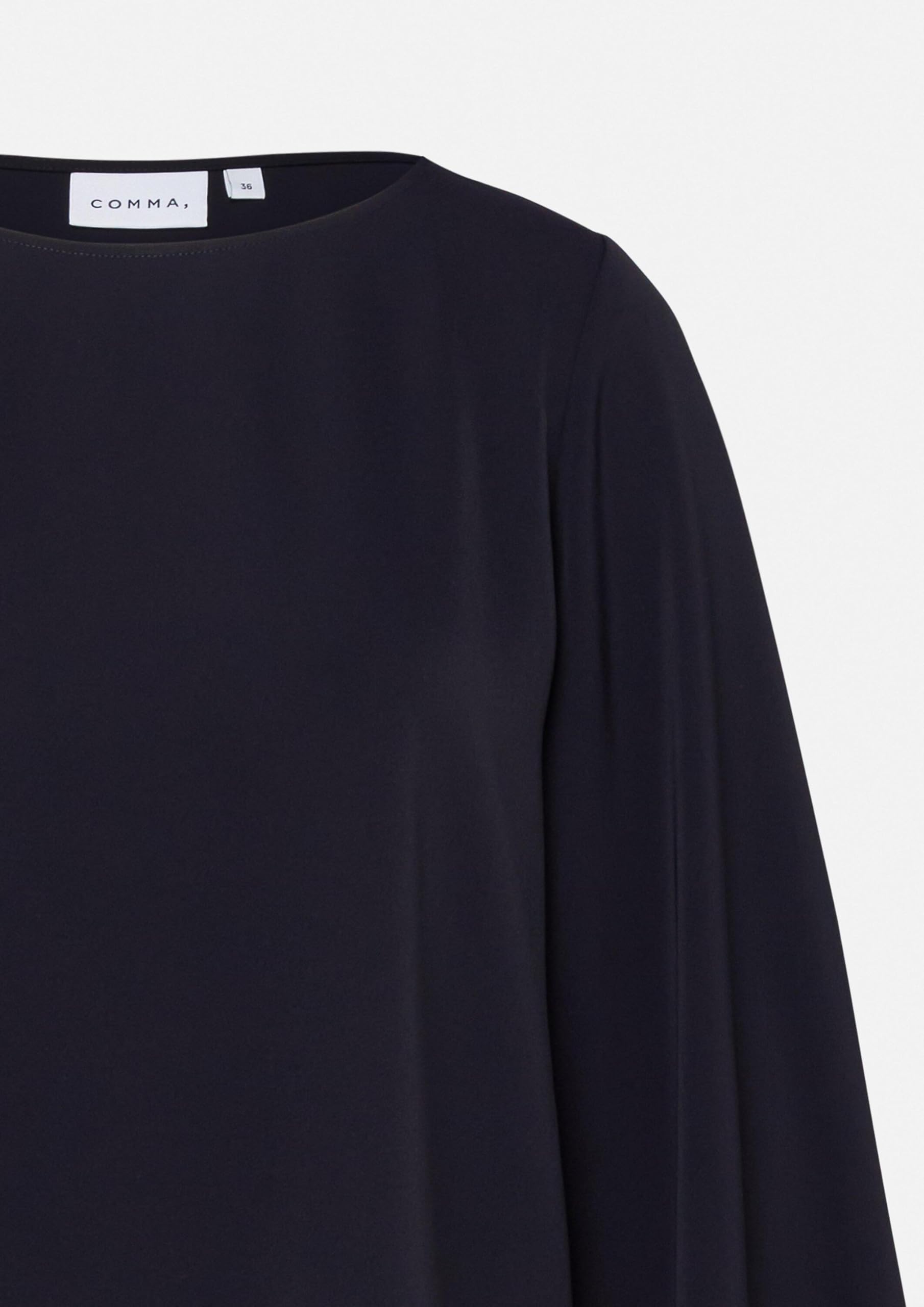 comma-blouses-bluse-weiter-rmel-schwarz-gr-38 image 5