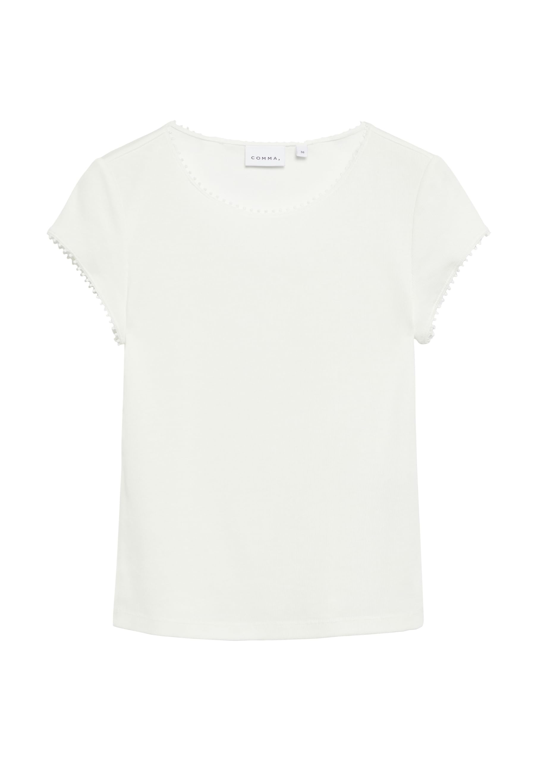 comma-tops-2180206-t-shirt-damen-gr-36-basic image 4