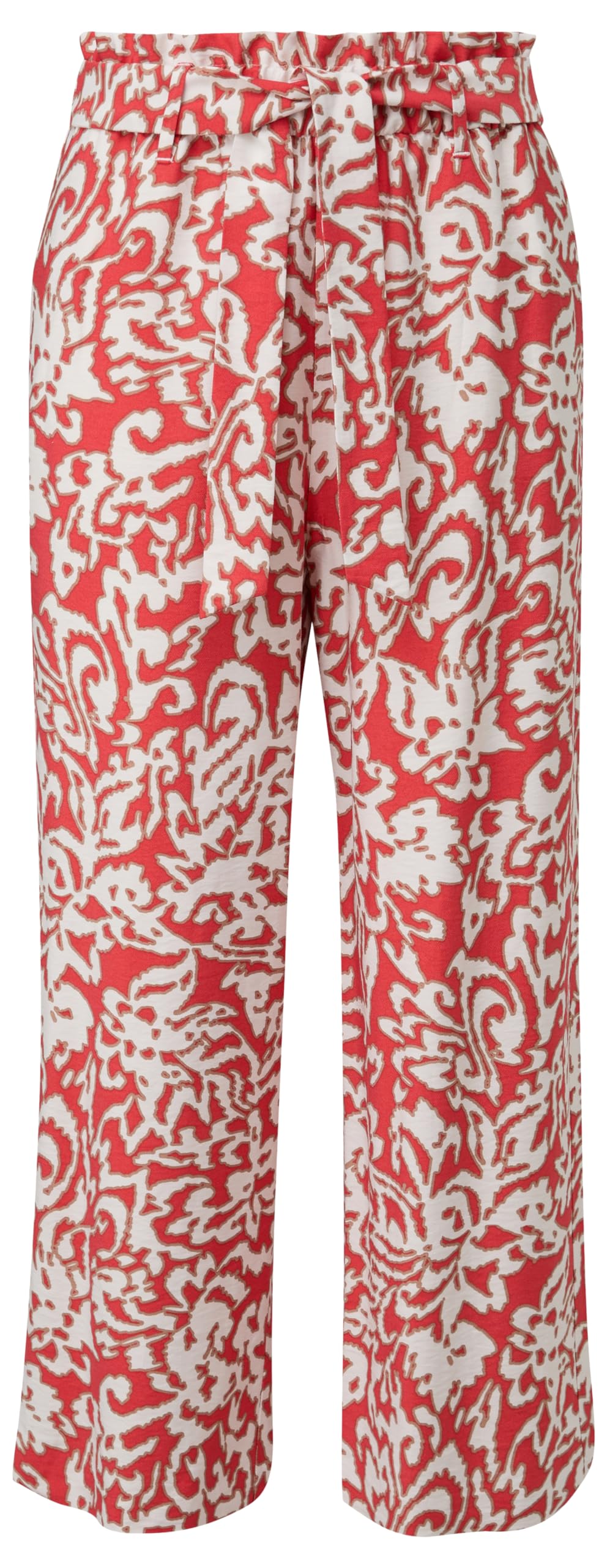 comma-stoffhose-flare-koralle-print-gr-34-46 image 1