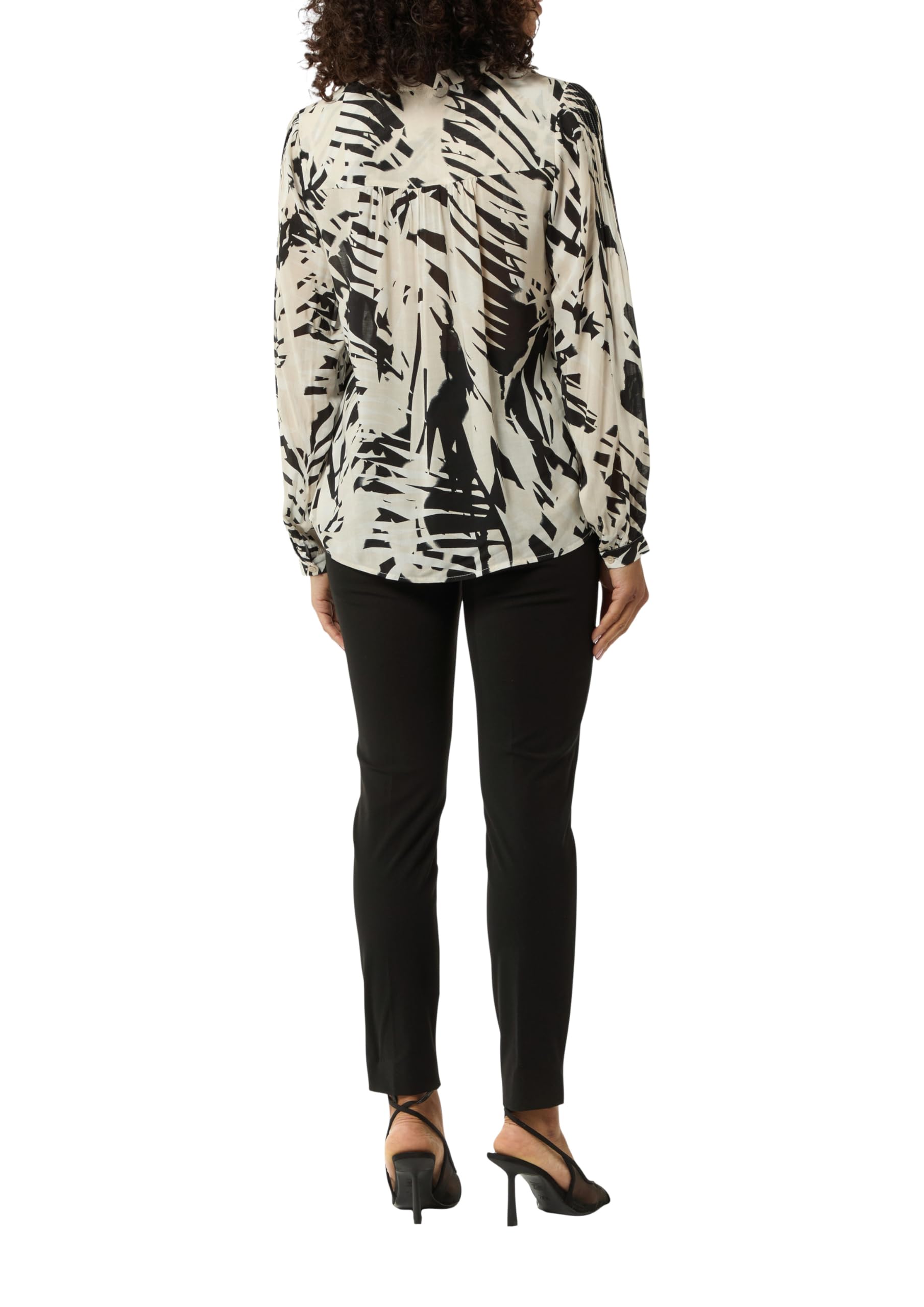 comma-bluse-2148567-stehkragen-shirt-schwarz-gr-46 image 2