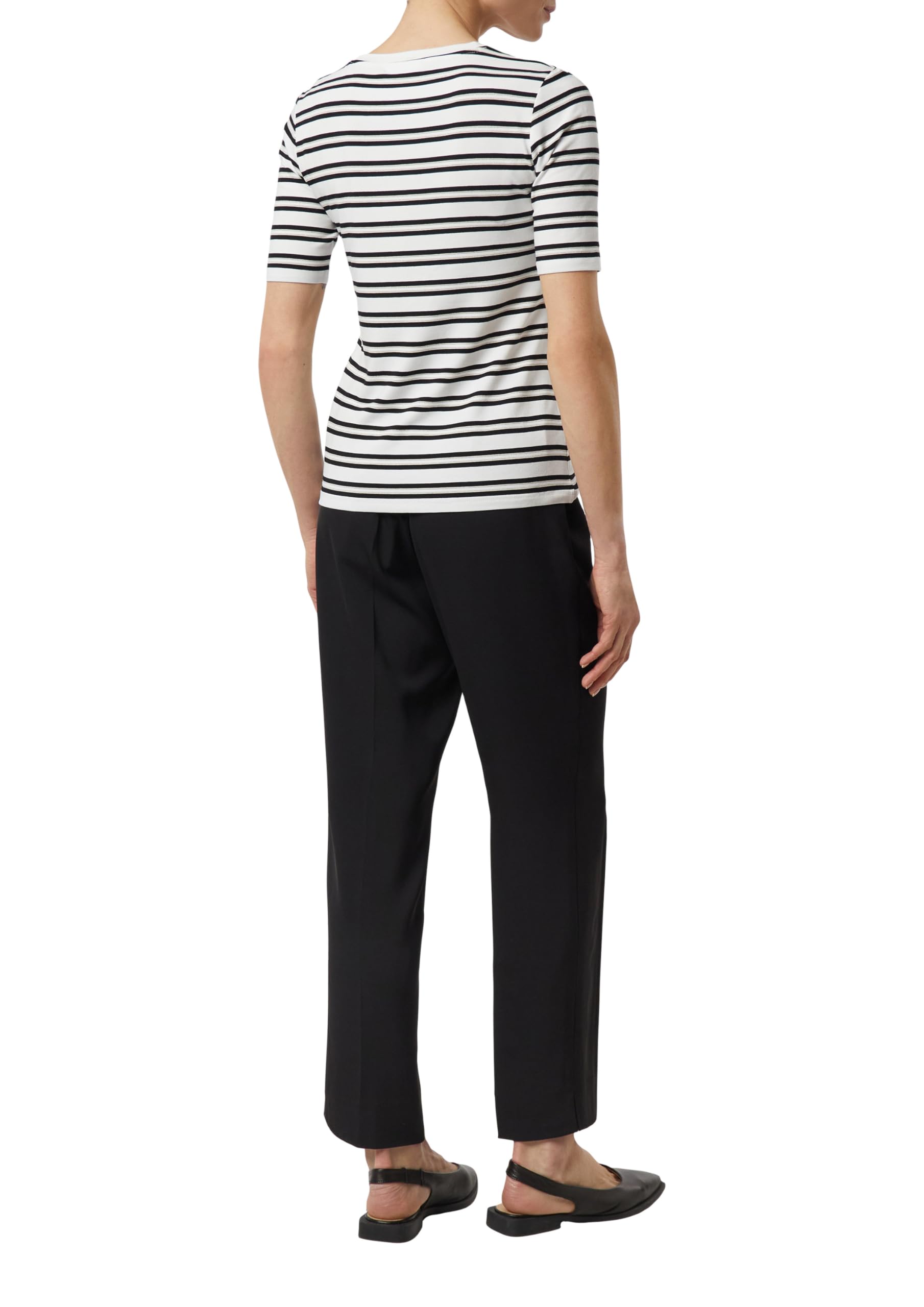 comma-t-shirt-damen-slim-fit-streifen-3-4-arm image 2