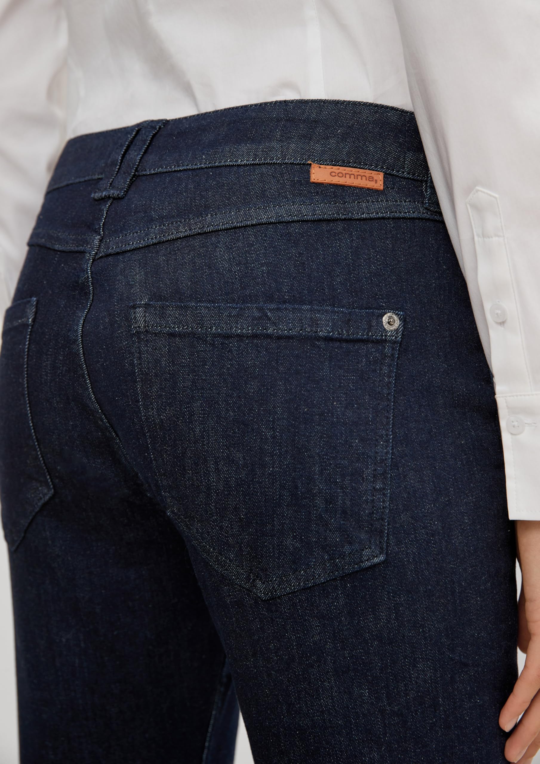 comma-jeans-7-8-jeanshose-damen-dunkle-waschung image 5