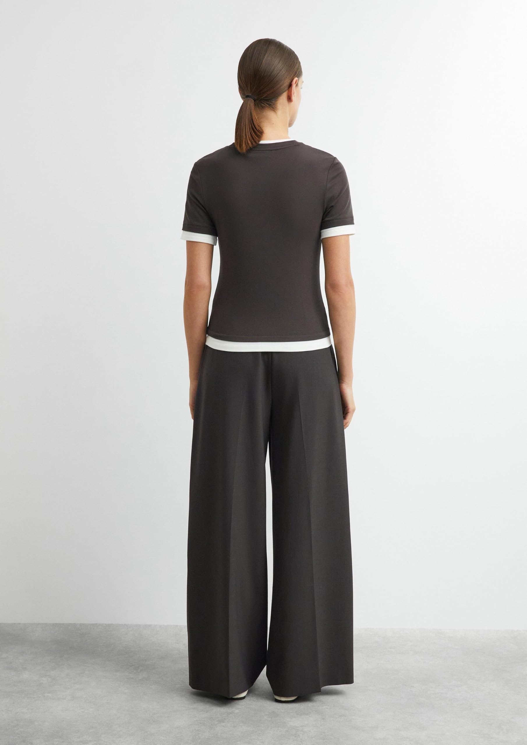 comma-bundfaltenhose-wide-leg-hose-gr-32-viskosemix-b-gelfalte image 7
