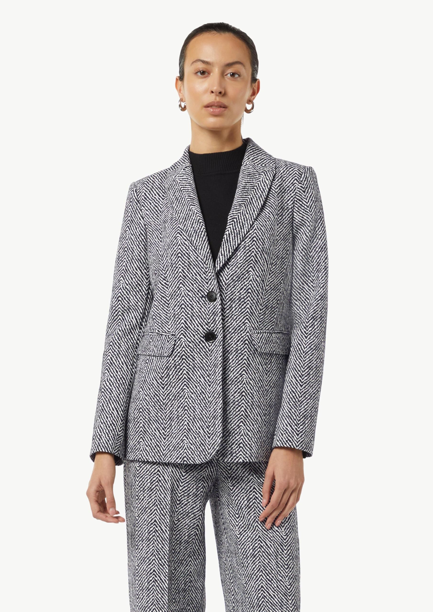 comma-blazer-jacquard-damen-gr-e-44-mit-strukturmuster image 7