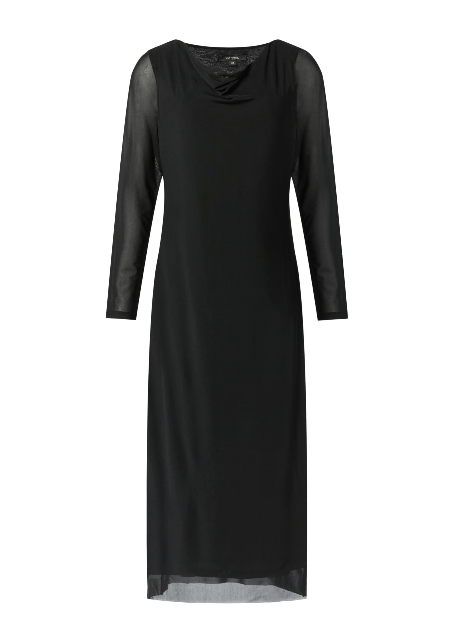 comma-2158110-kleid-mit-mesh-damen-kleid-gr-e-40 image 3