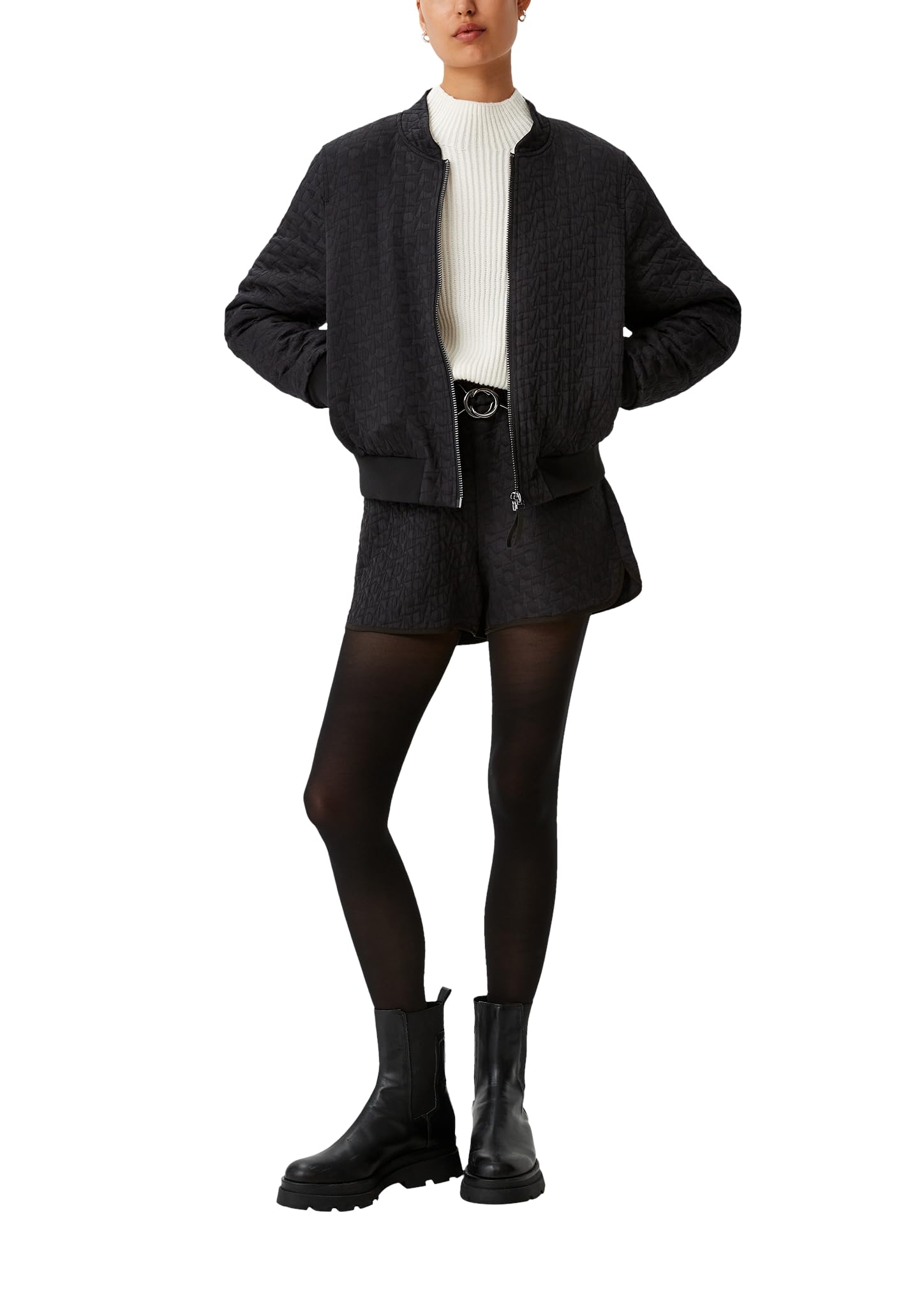comma-blazer-webware-jacke-gemustert-damen-gr-36 image 3