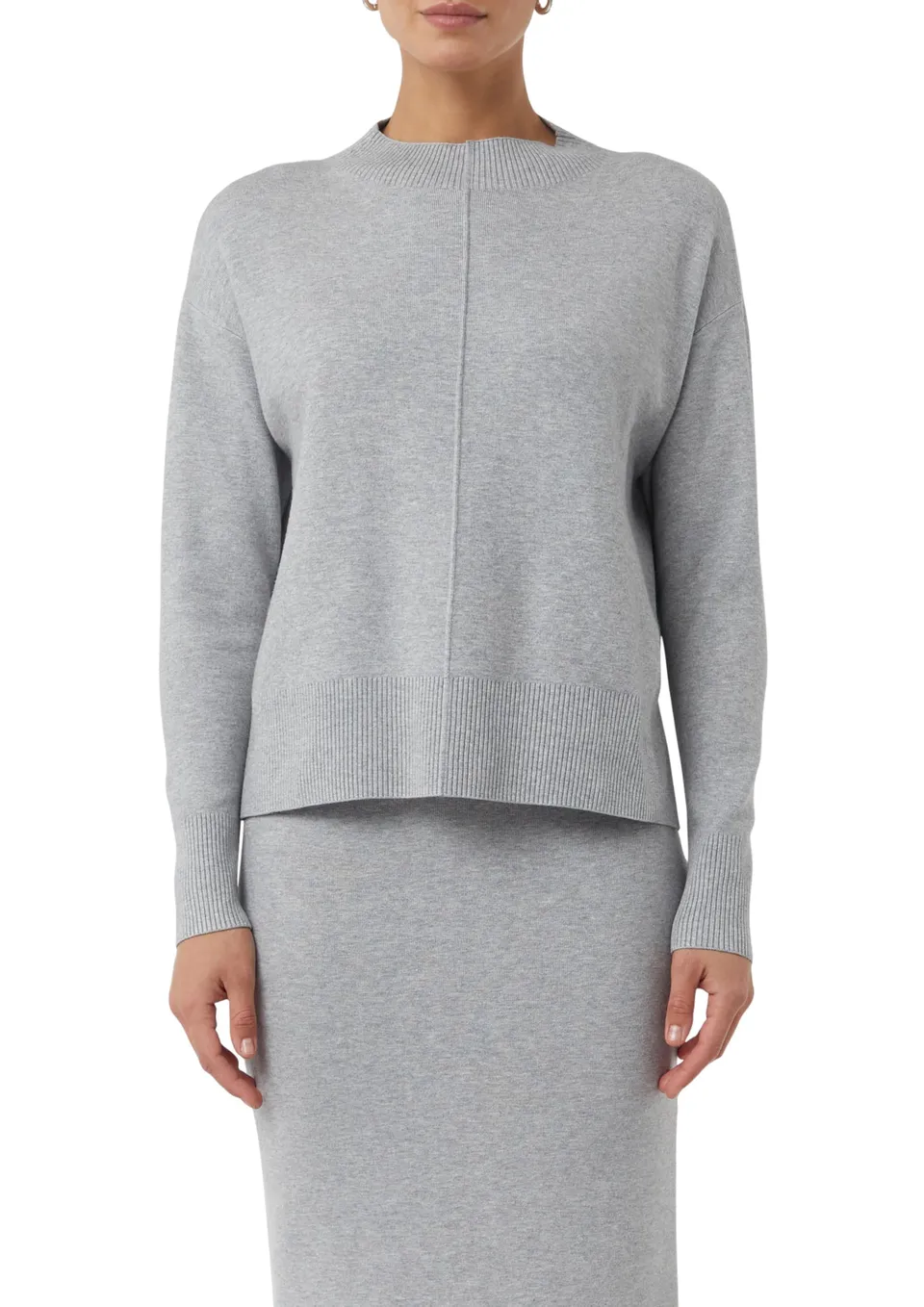 comma-feinstrickpullover-viskosemix-gr-40-stehkragen image 1