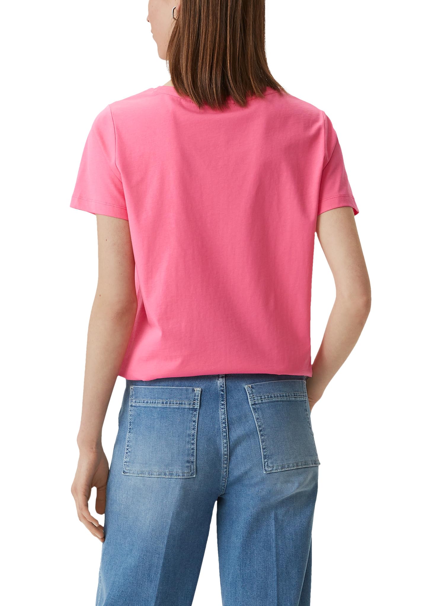 comma-basic-t-shirt-v-ausschnitt-baumwolle image 2