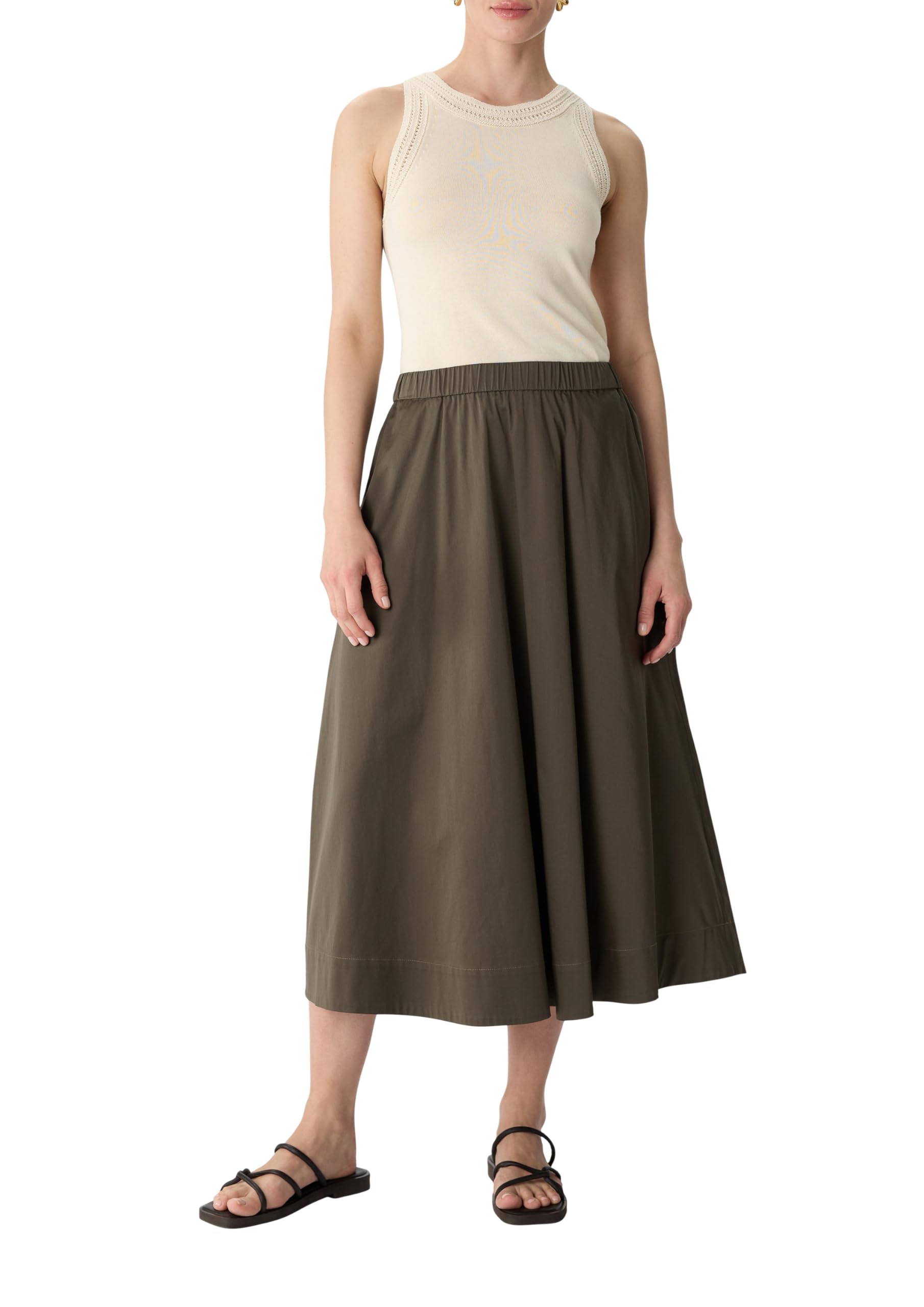 comma-midi-rock-ausgestellt-taschen-damen-gr-e-40 image 1