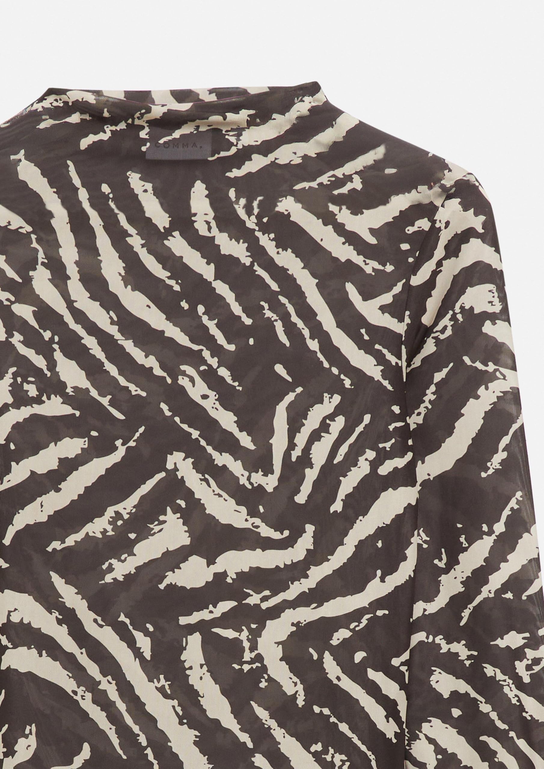 comma-2184531-mesh-shirt-animal-slim-damen-gr-44 image 6