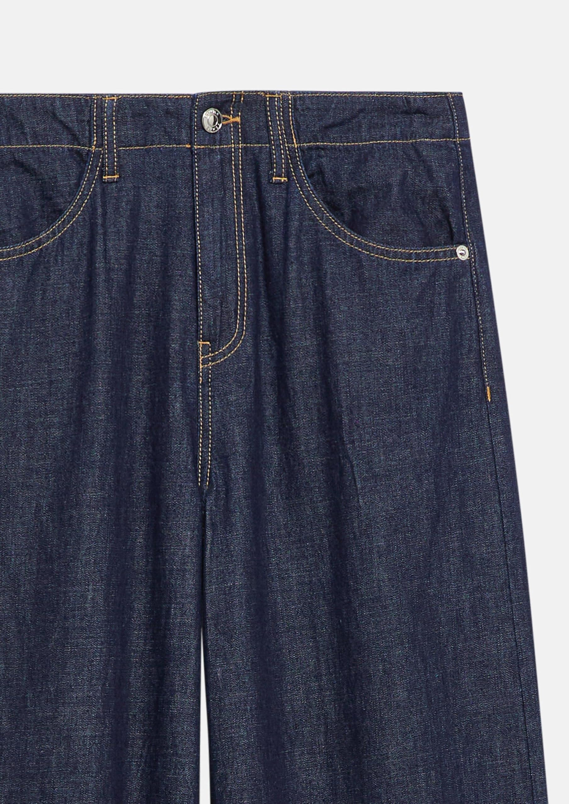 comma-jeans-wide-leg-damen-high-rise-heller-denim image 5