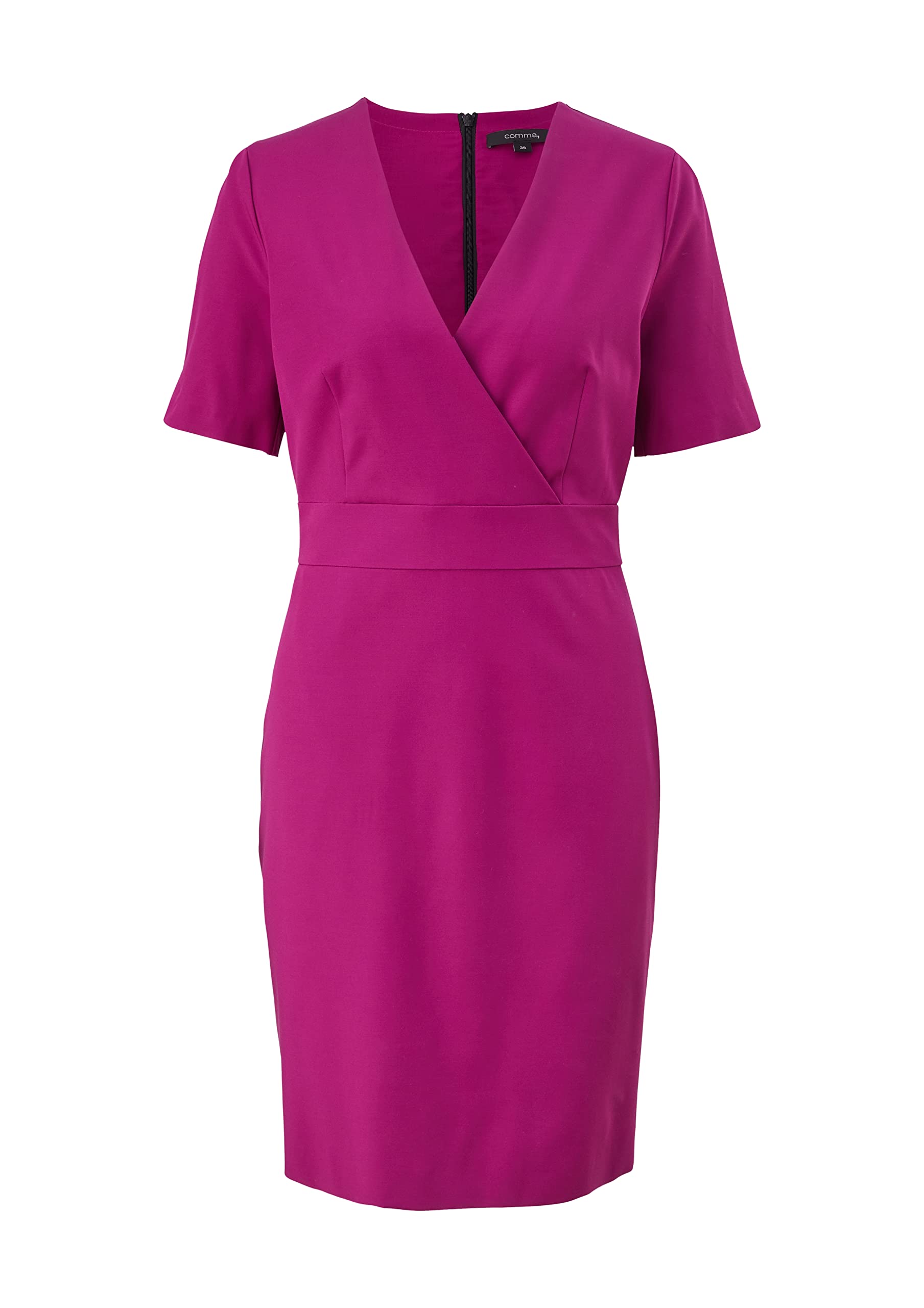 comma-figurbetontes-kurzes-kleid-gr-e-38-ausschnitt image 2