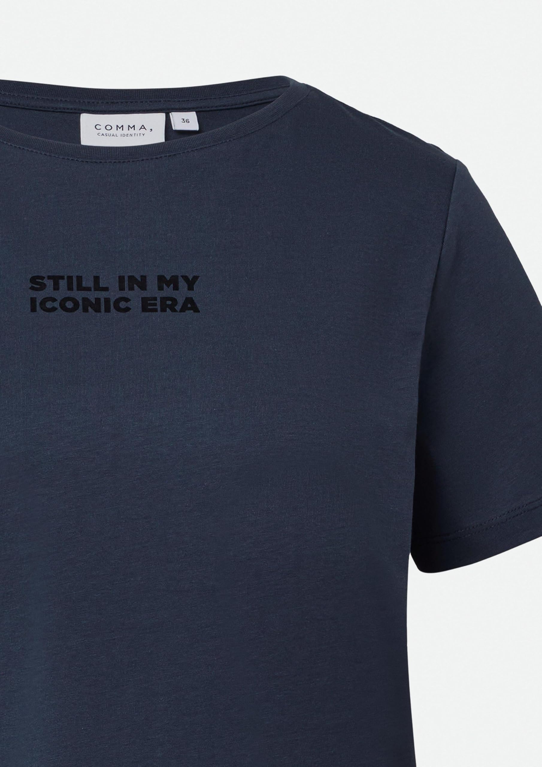 comma-t-shirt-frontprint-backprint-wei-baumwolle image 5