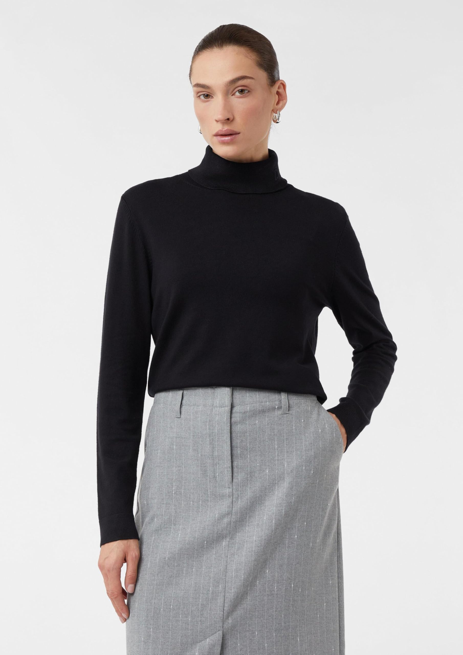 comma-rollkragenpullover-logo-stickerei-strickpullover-kiwigr-n image 6