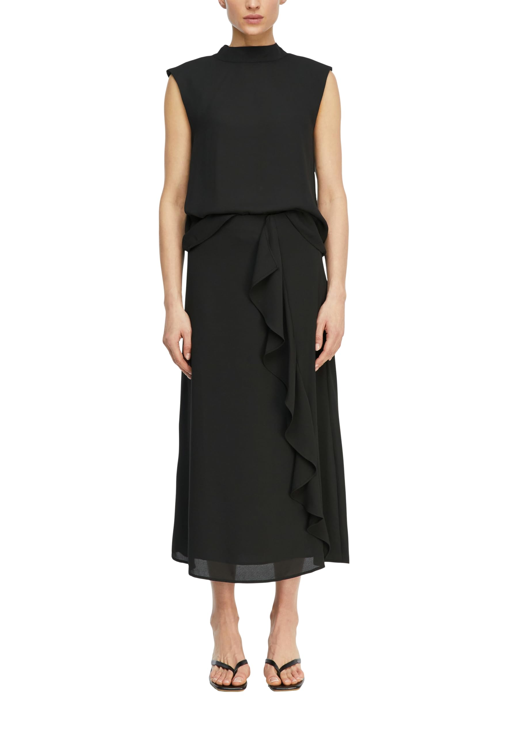 comma-chiffon-midi-rock-mit-volant-gr-e-38-uni image 4