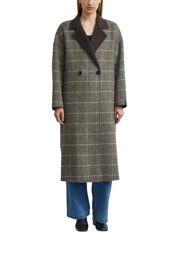 comma-outdoor-mantel-doubleface-loose-fit-gr-m image 1